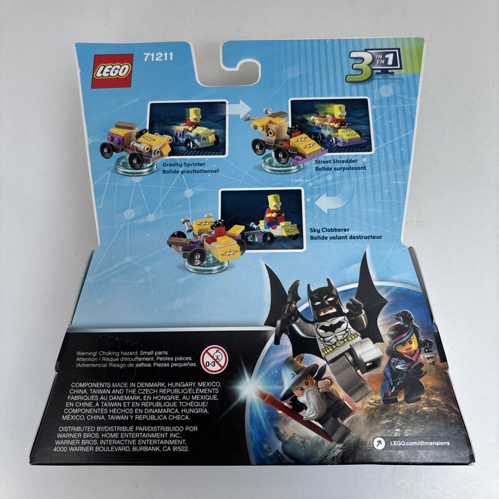 LEGO Dimensions The Simpsons Homer 71202, Bart 71211, Krusty 71227 NEW Sealed