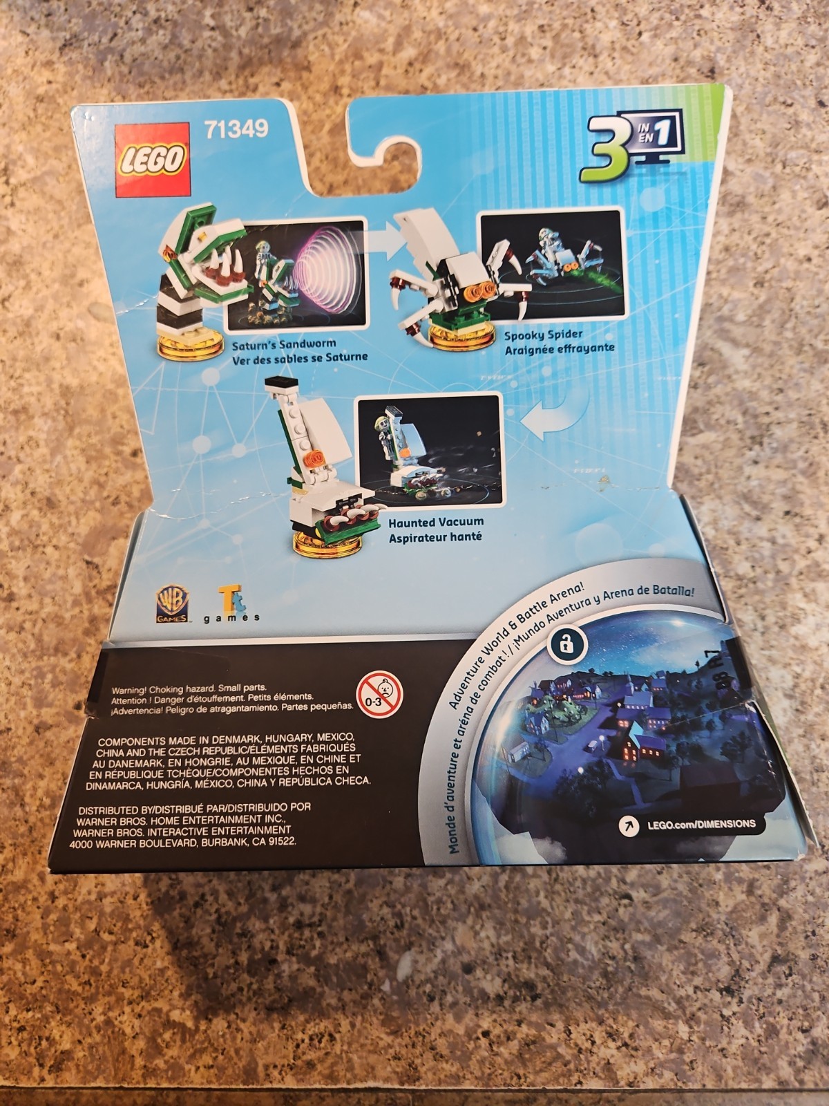 Lego Beetlejuice Minifigure Sand Snake Dimensions 71349