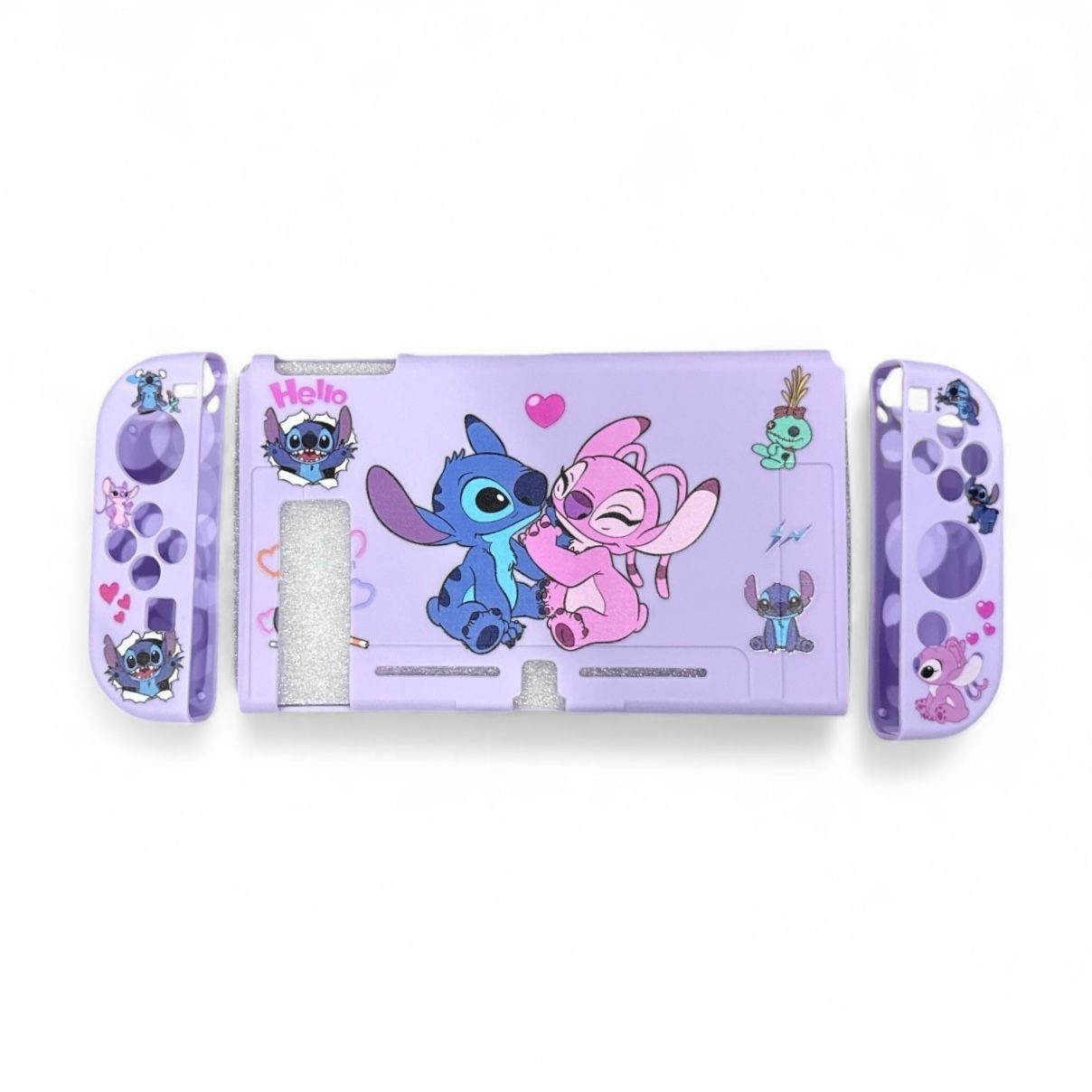 Lilo & Stitch Purple TPU Nintendo Switch Protective Shell Case