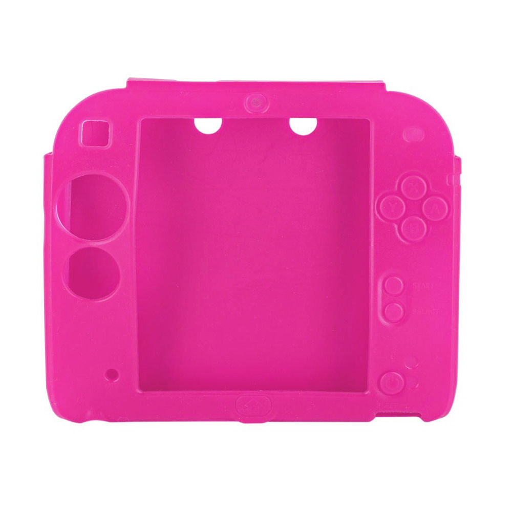 2PCS Soft Silicone Gel Rubber Cases Cover Skin for Nintendo 2DS Game Controller