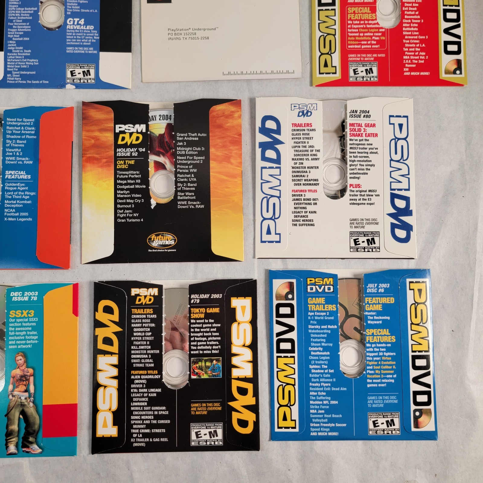 Lot of 18 Playstation Demo Discs Original PlayStation Magazine w/ Holiday Bonus