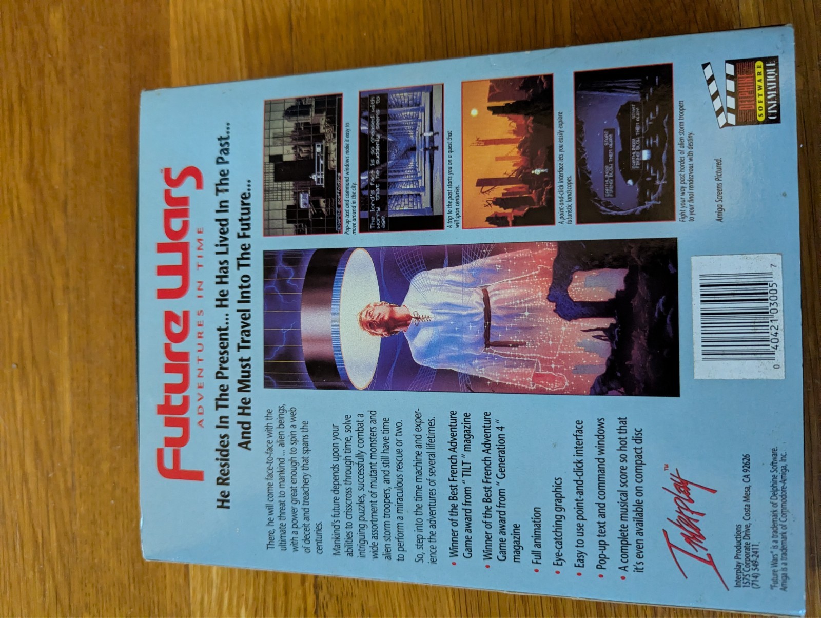 Future Wars Adventures In Time Big Box Interplay Commodore Amiga