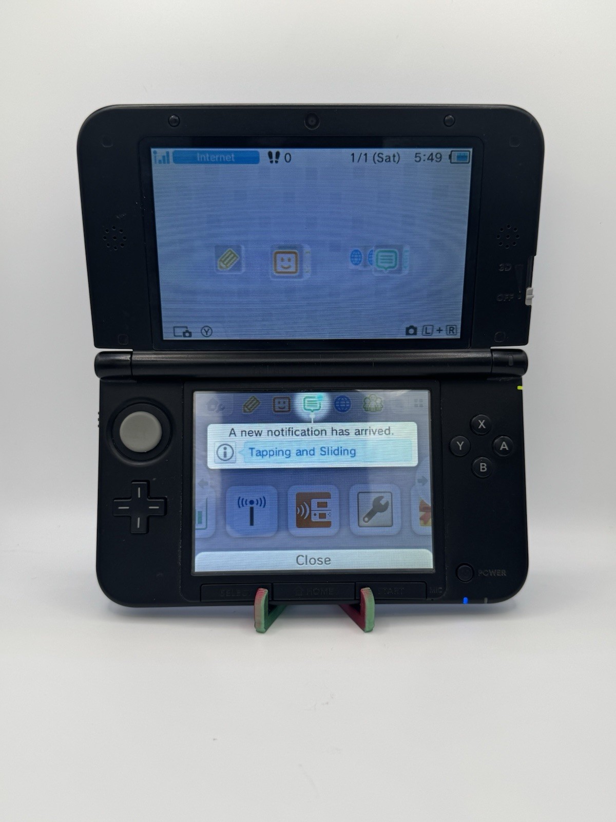 *US SELLER* Blue Nintendo3DS XL LL | Charger + SD Card | Region free