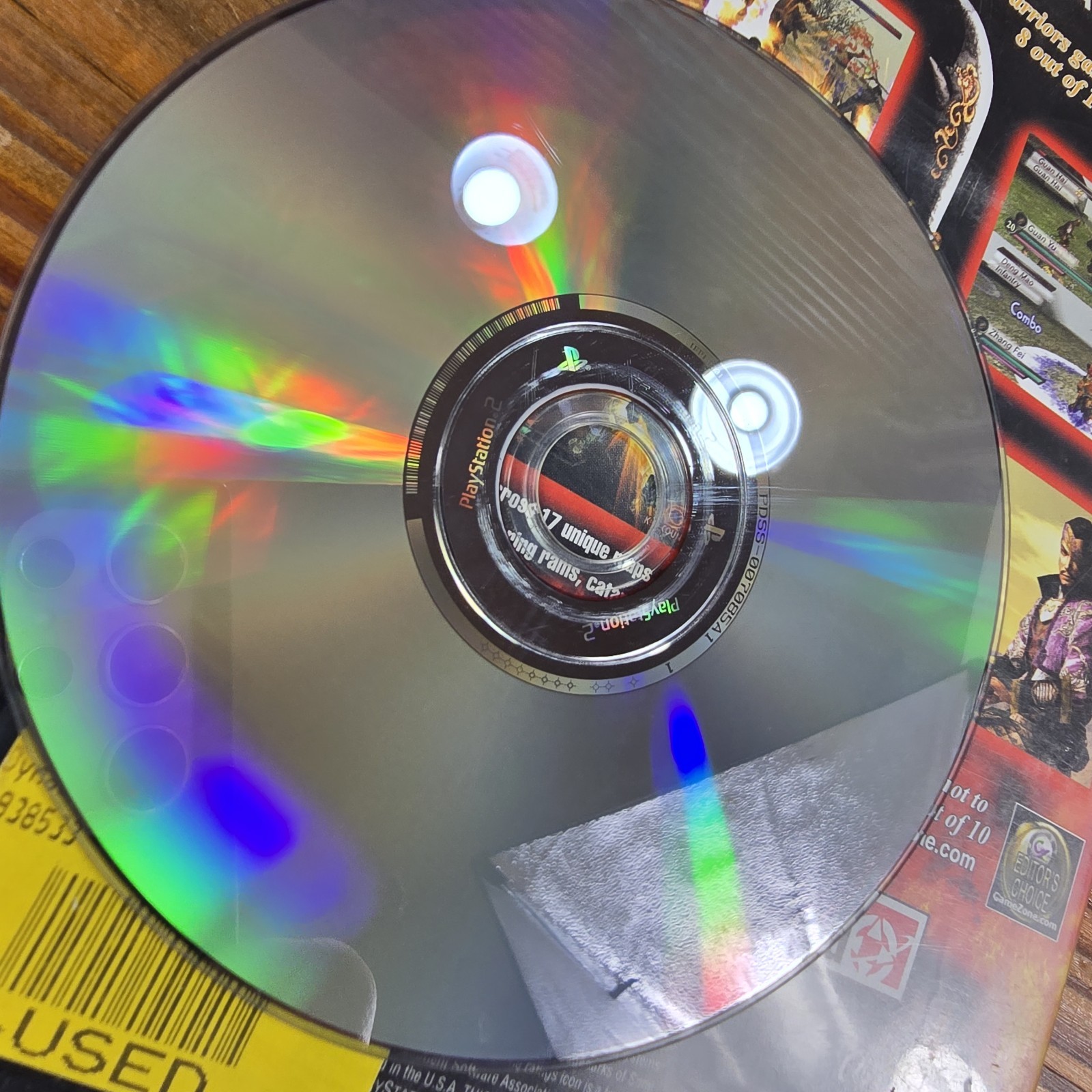 Dynasty Warriors 4 Greatest Hits PS2 playstation 2 No Manual Tested MINTY!!
