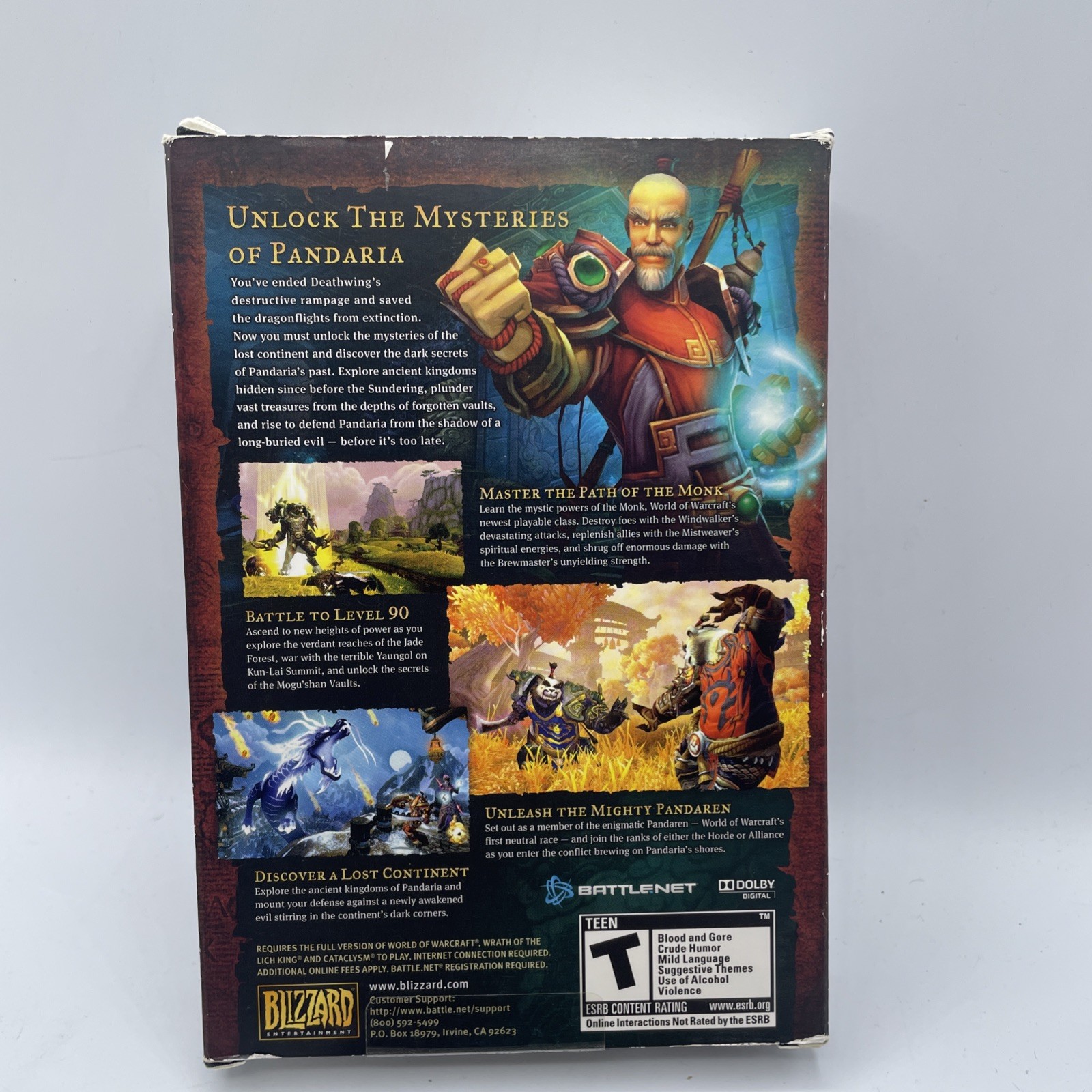 World of Warcraft: Mists of Pandaria (Windows/Mac: Mac and Windows, 2012)