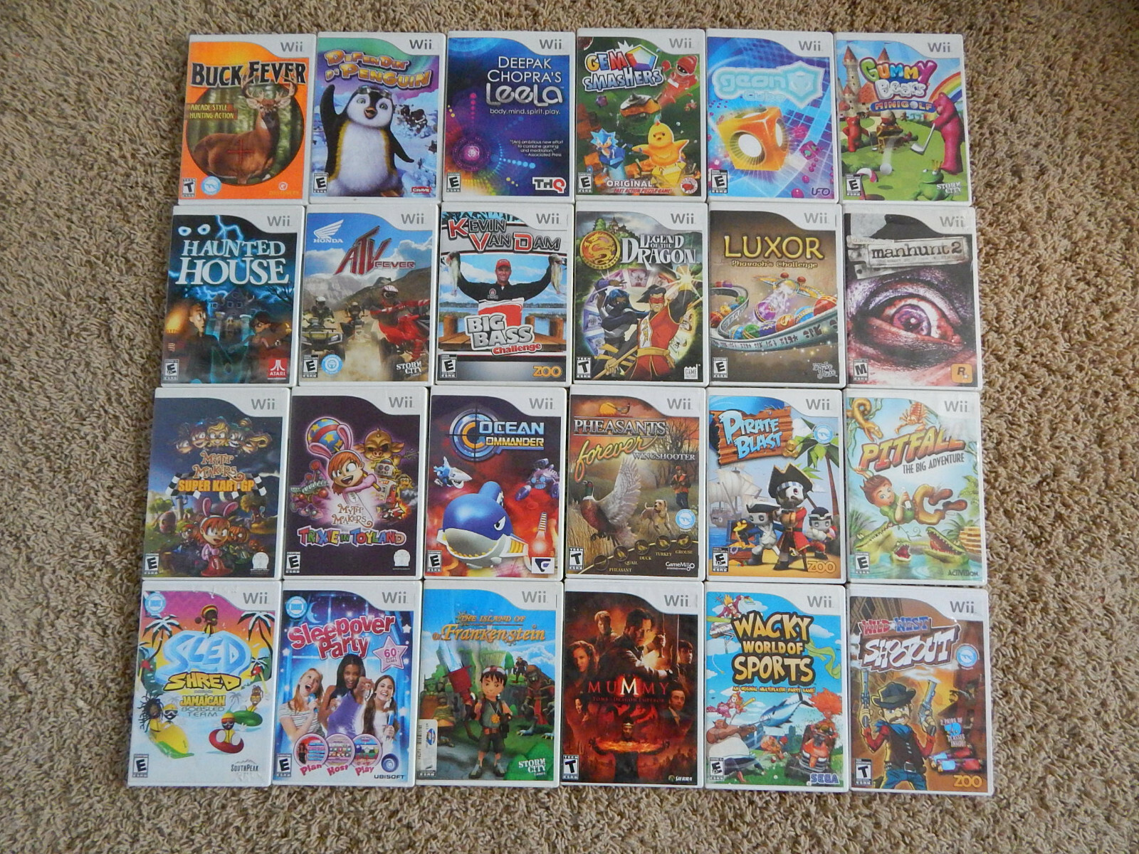 Nintendo Wii Games! You Choose from Selection! $5.95 Each! Buy 3 Get 4th Free!