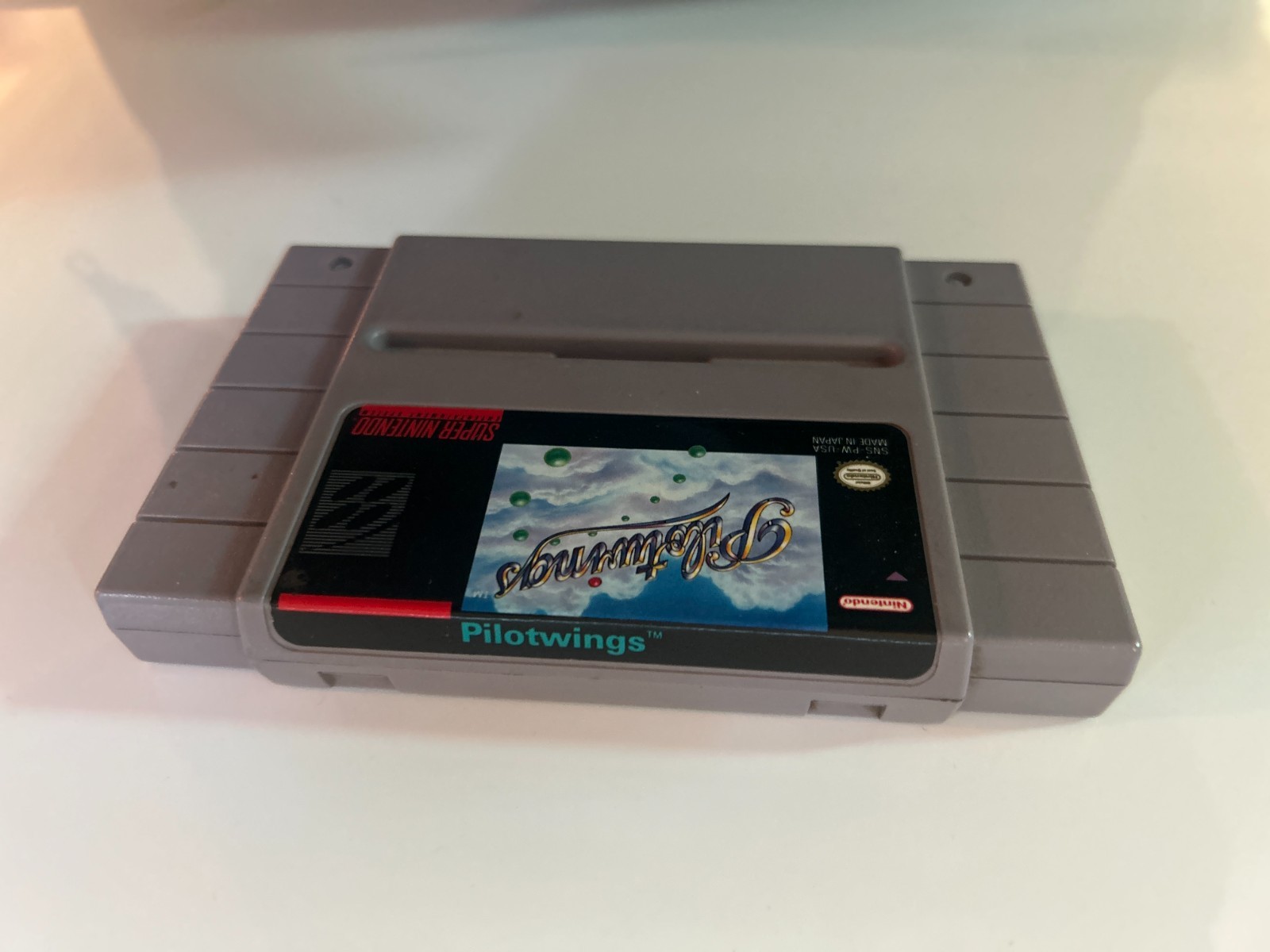 PILOTWINGS SUPER NINTENDO SNES TESTED WORKING W/ PHOTO AUTHENTIC USA Super Mario