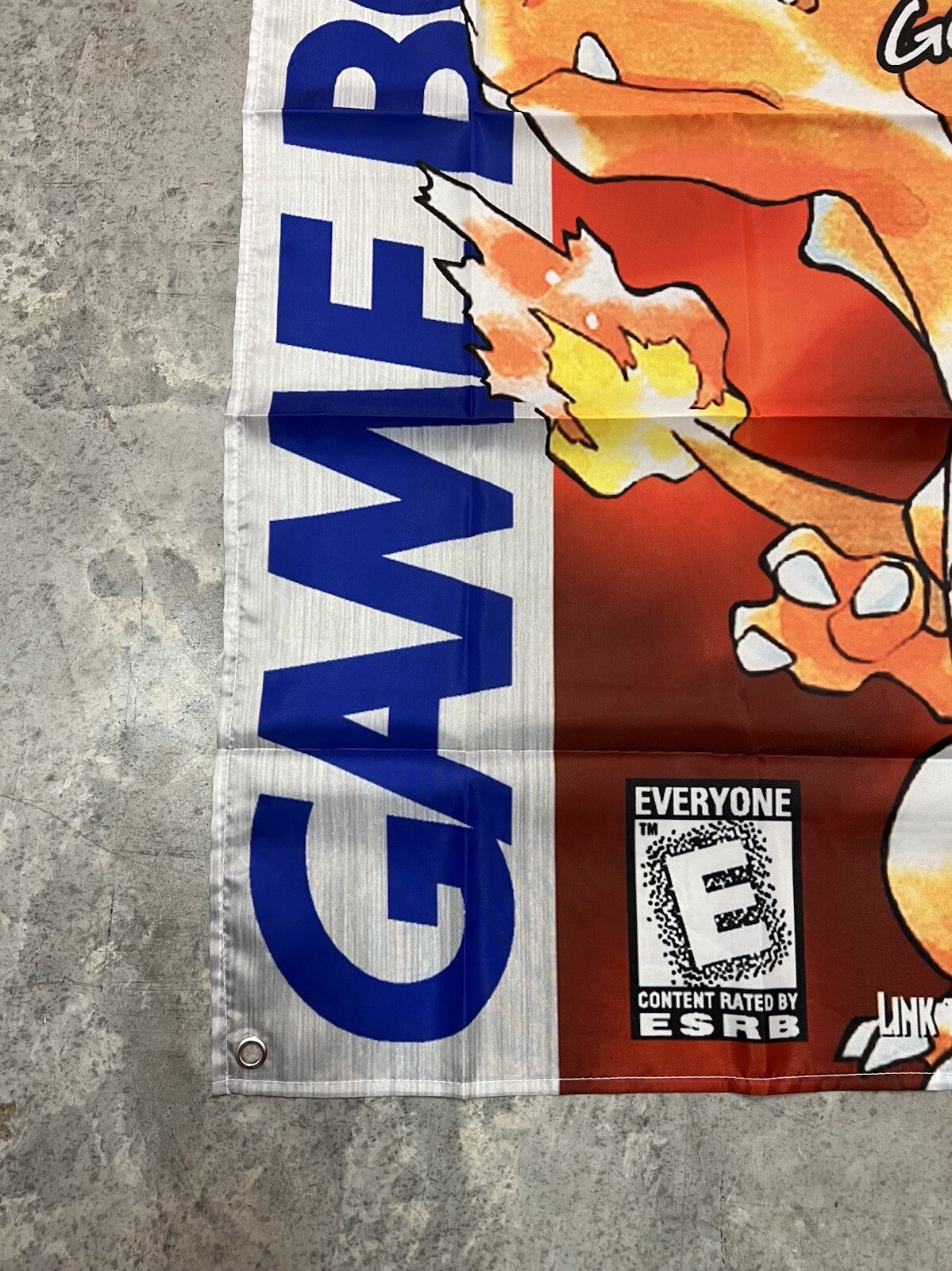 Pokemon Red Version Gameboy Wall Flag Banner Tapestry 3 x 3 Ft