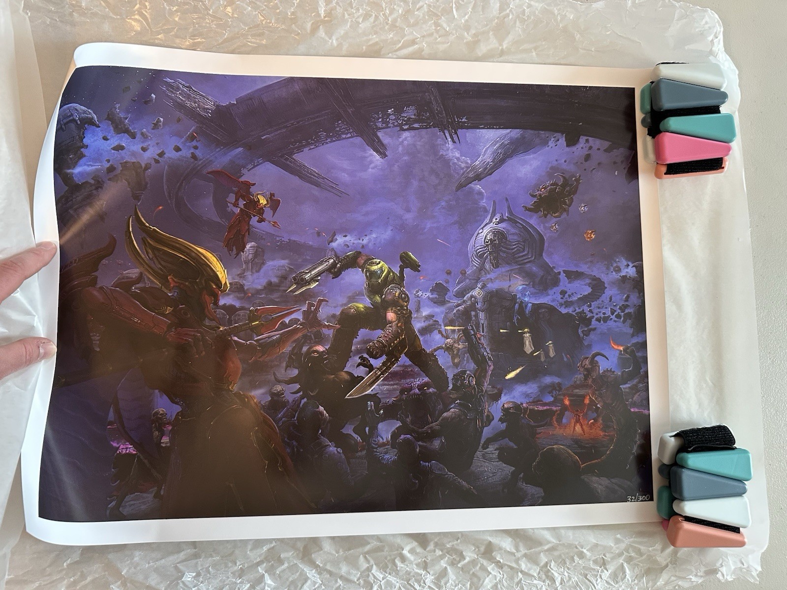 Doom Eternal Lithograph Bundle Of 4