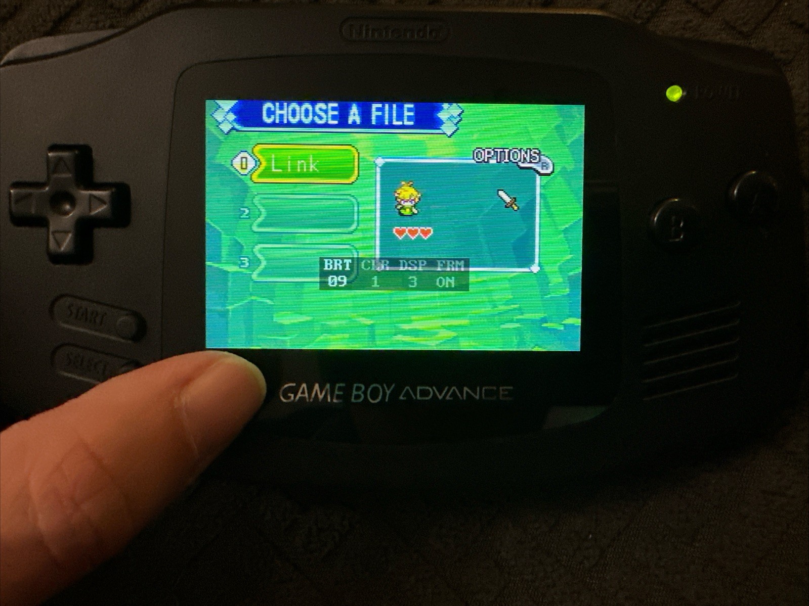 Nintendo Game Boy Advance Backlight Mod USB-C Rechargeable NO GAMES