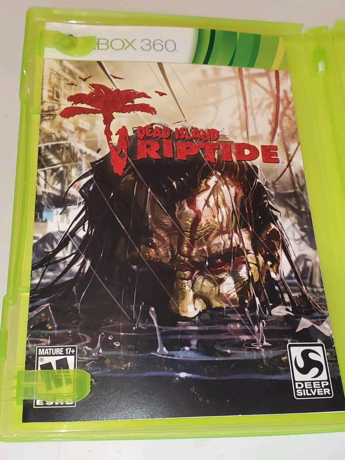 2013 Dead Island Riptide Deep Silver XBOX 360 RPG Video Game Complete Zombie