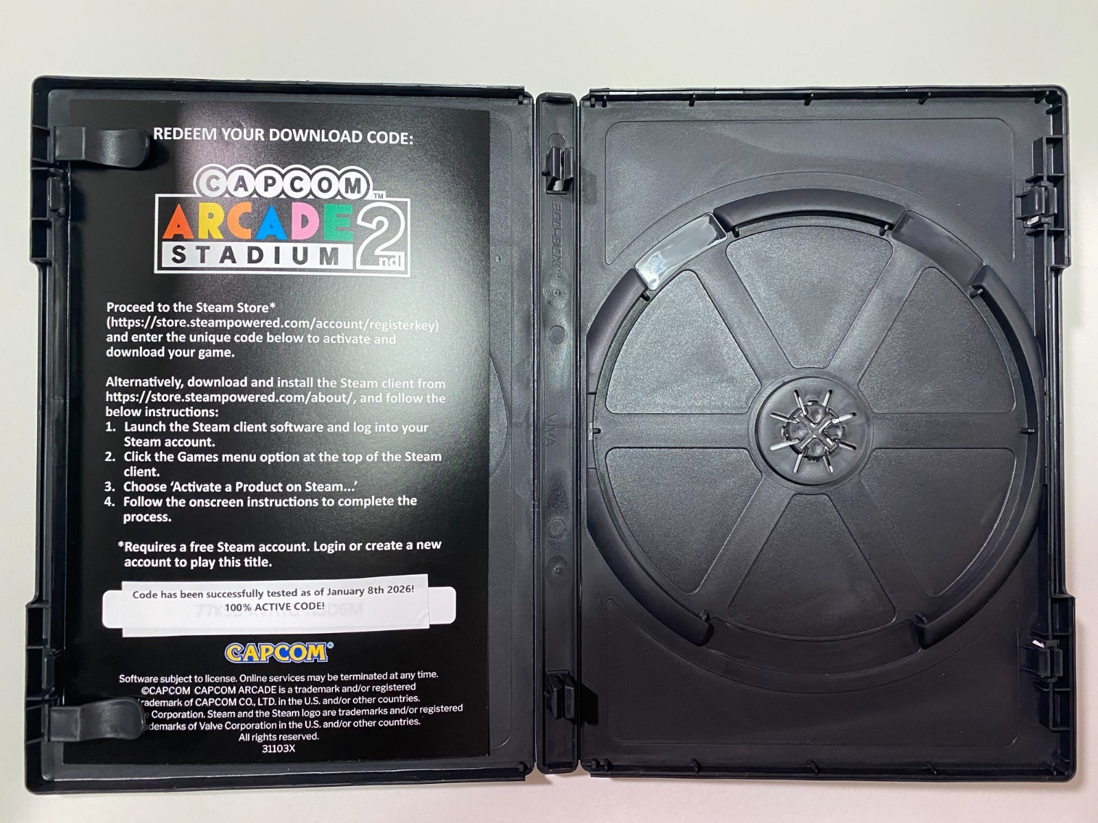 Capcom Arcade Stadium 2 (PC GAME!) STEAM APP REDEEMABLE ONLY, NO DISC!