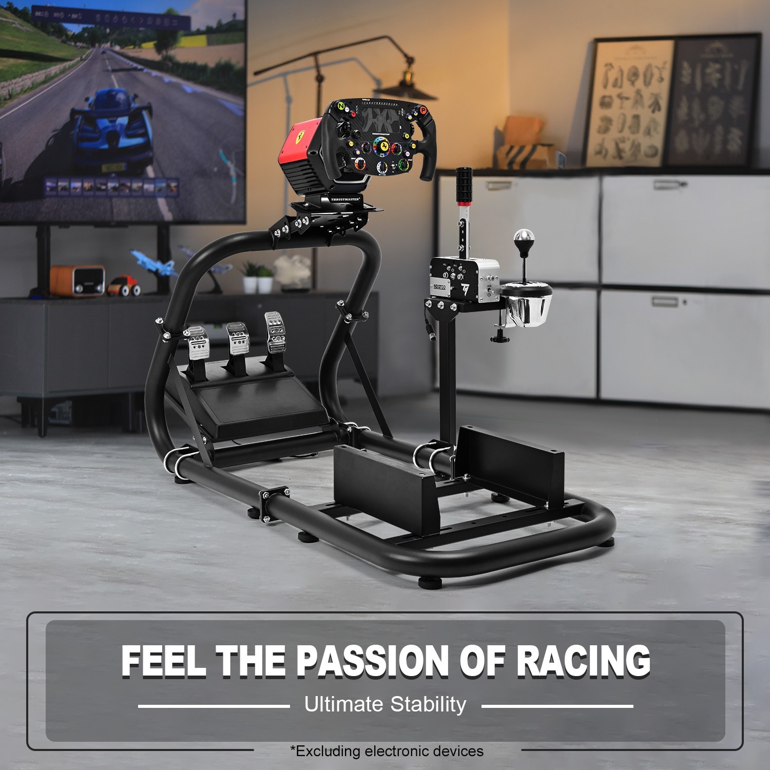 Marada Racing Sim Cockpit Wheel Stand Stable Fit Logitech G29 G920Thrustmaster