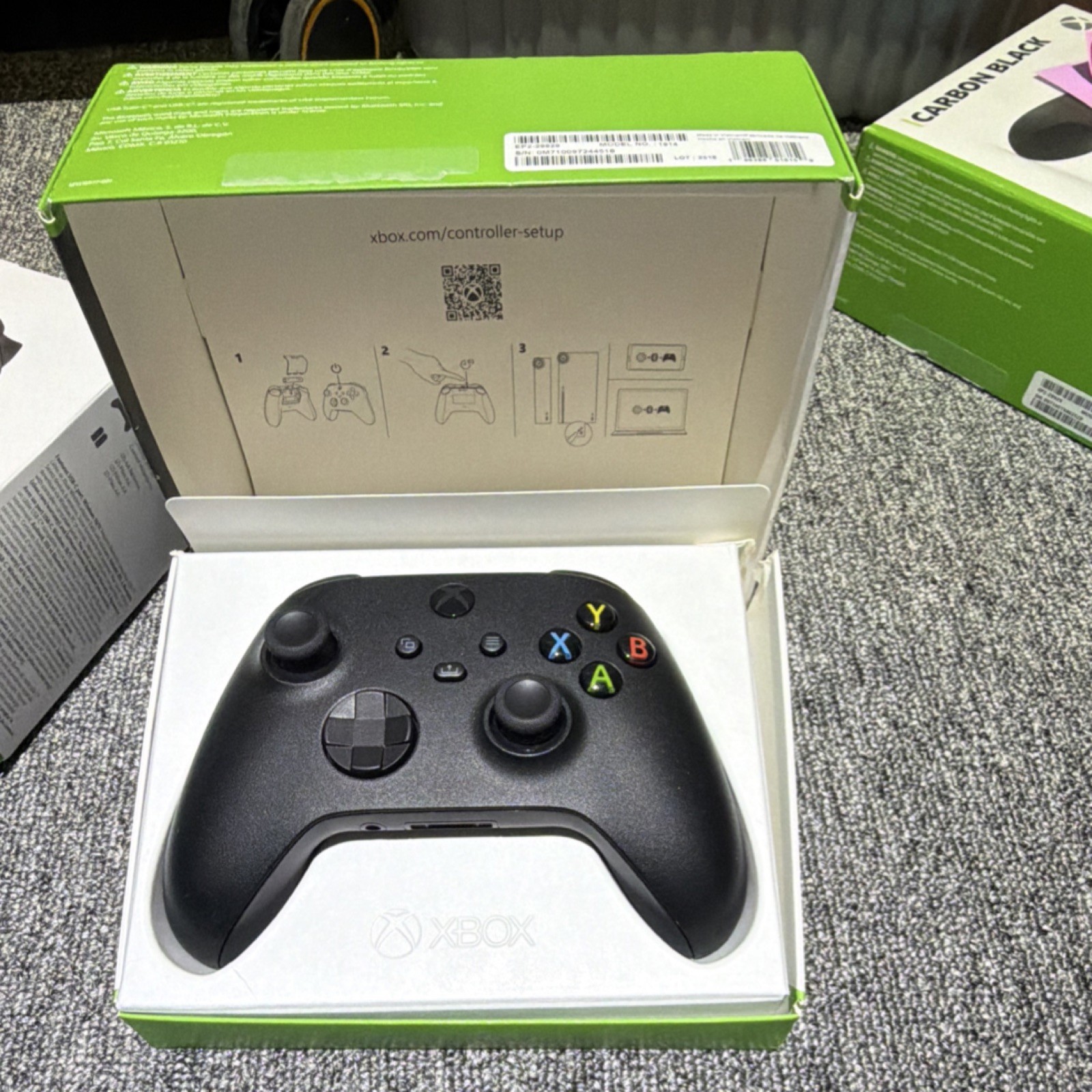 Microsoft Xbox Carbon Black Wireless Controller Hybrid D-pad Share Button PC