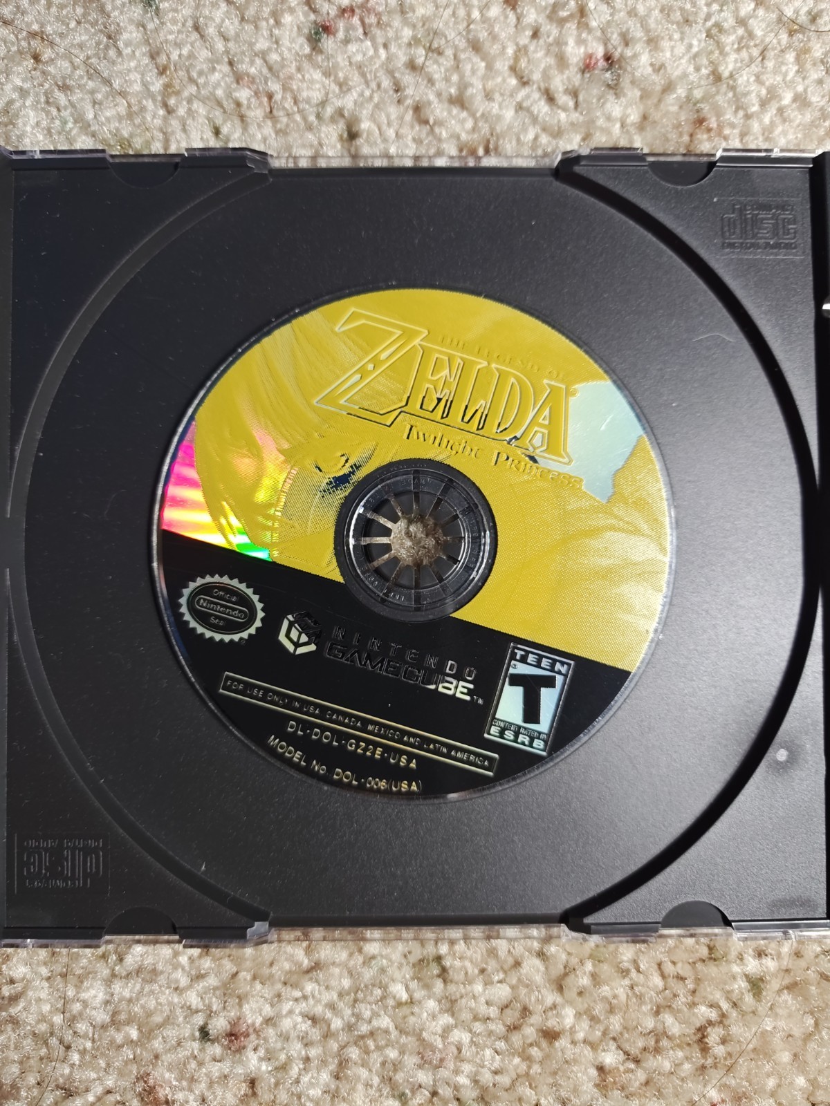The Legend of Zelda: Twilight Princess (Nintendo GameCube, 2006) Disc Only
