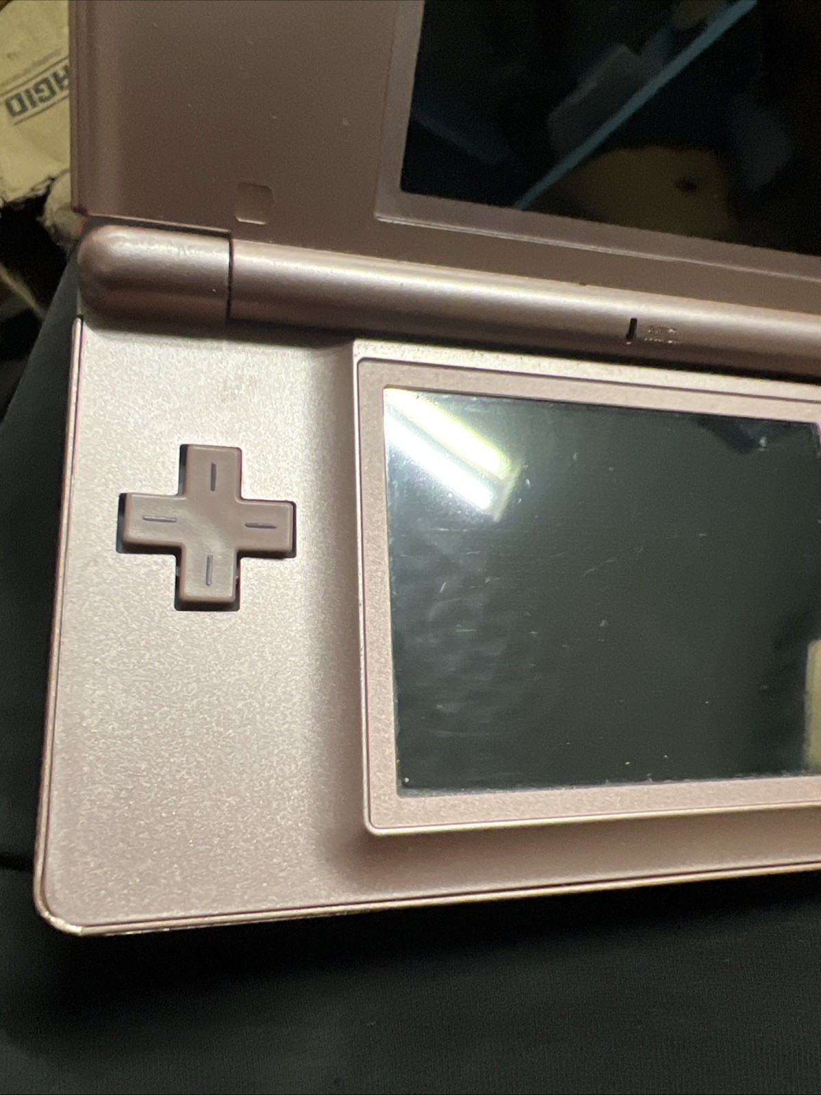 Nintendo DS Lite USG-001 Console Metallic Rose Console TESTED