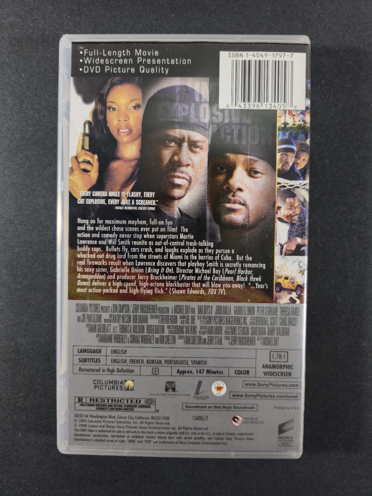Bad Boys II 2- UMD Video PSP