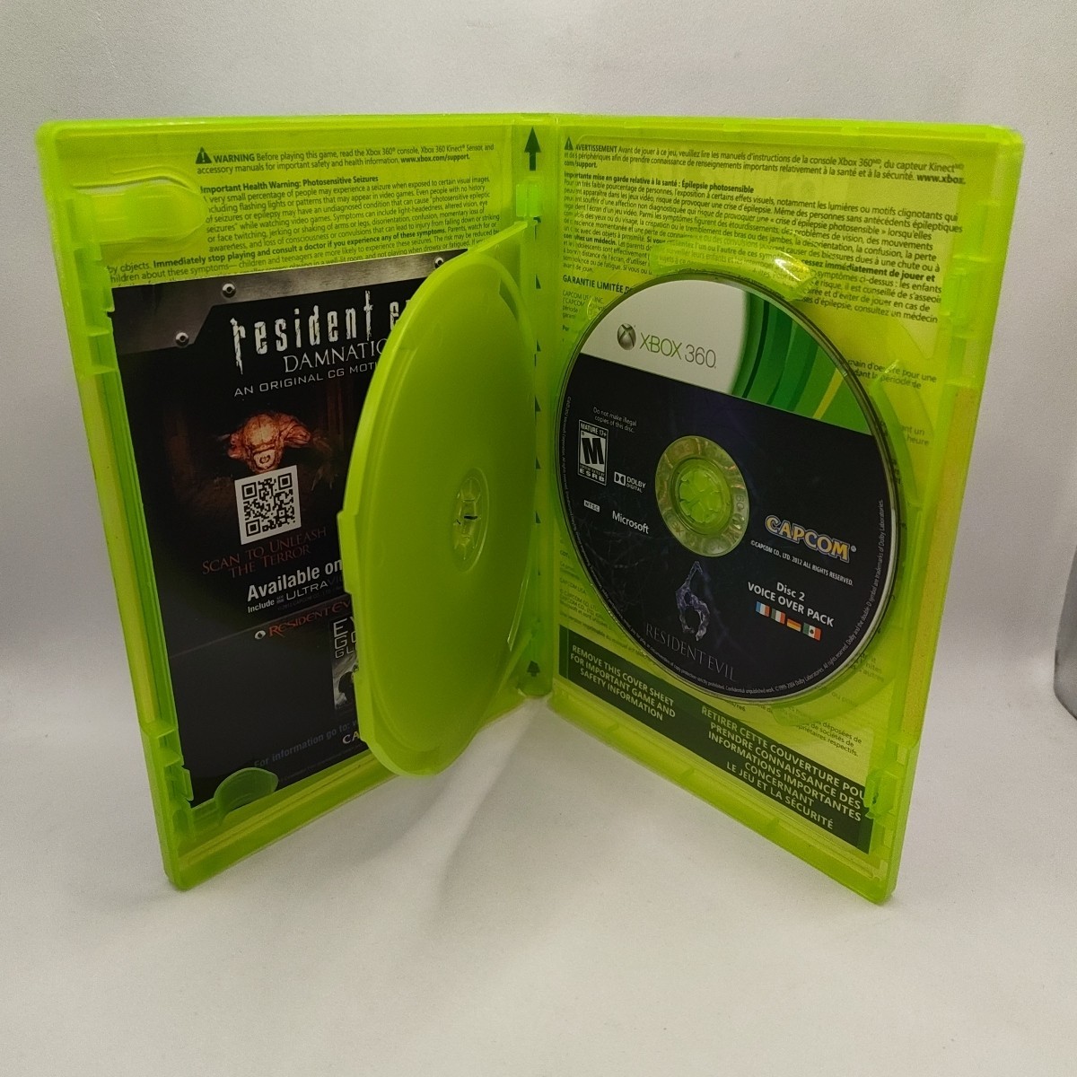 Resident Evil 6 (Microsoft Xbox 360, 2012) Complete CIB Both Discs Tested Works