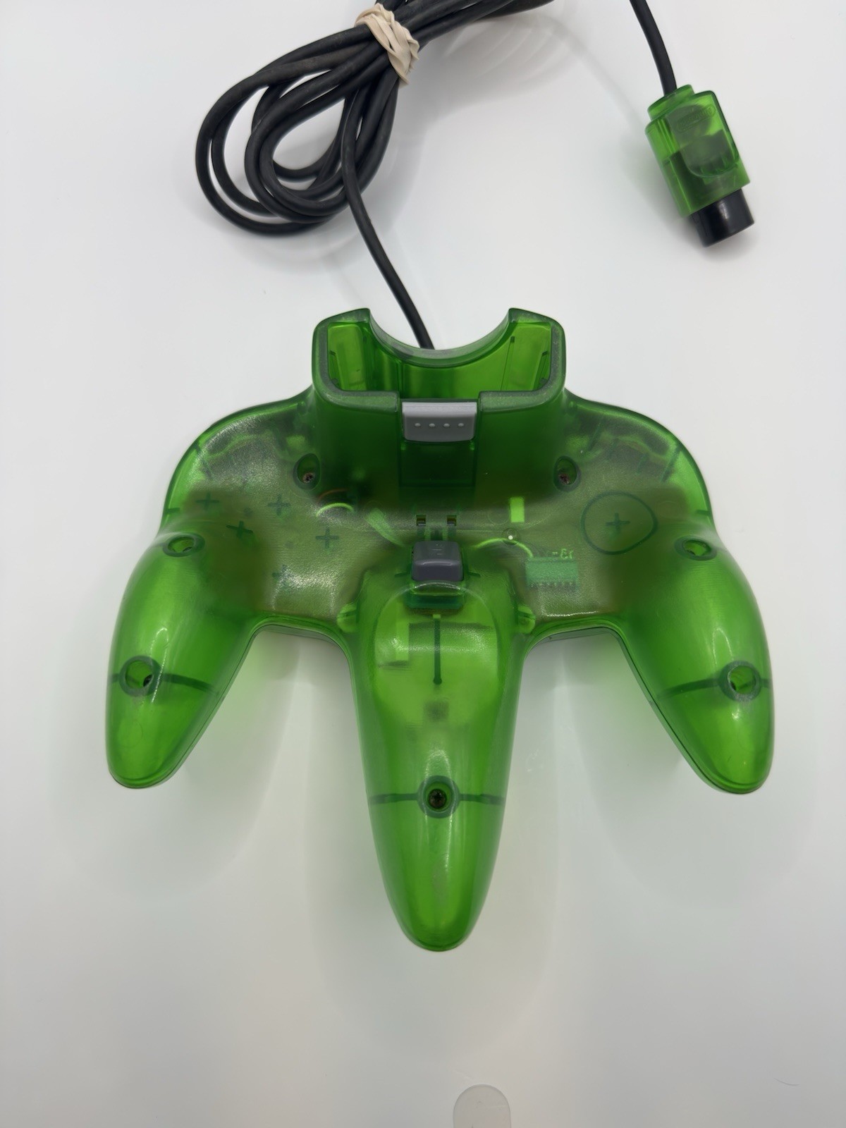 Funtastic Jungle Green Controller Nintendo 64 Authentic OEM Good Stick Tested
