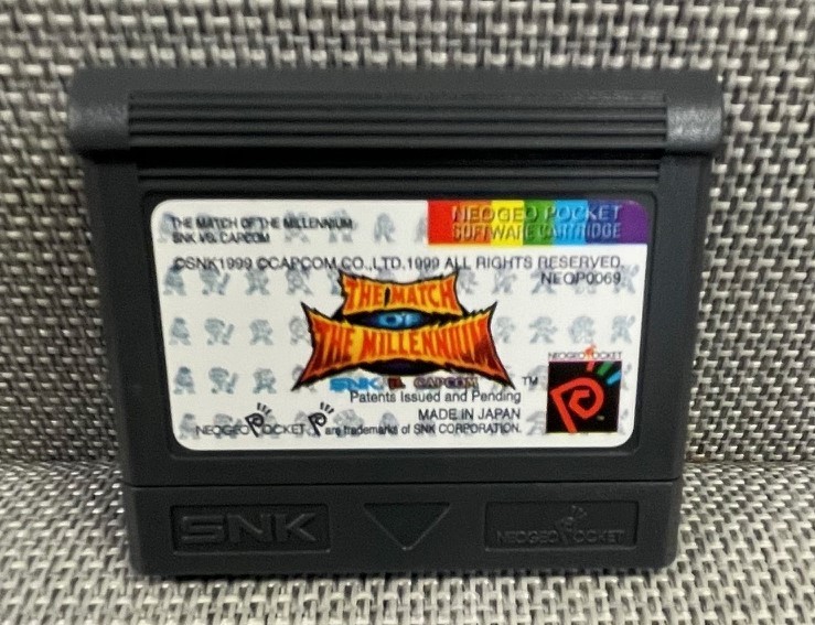 NEO-GEO Pocket Color Game SNK vs Capcom The Match Of The Millennium
