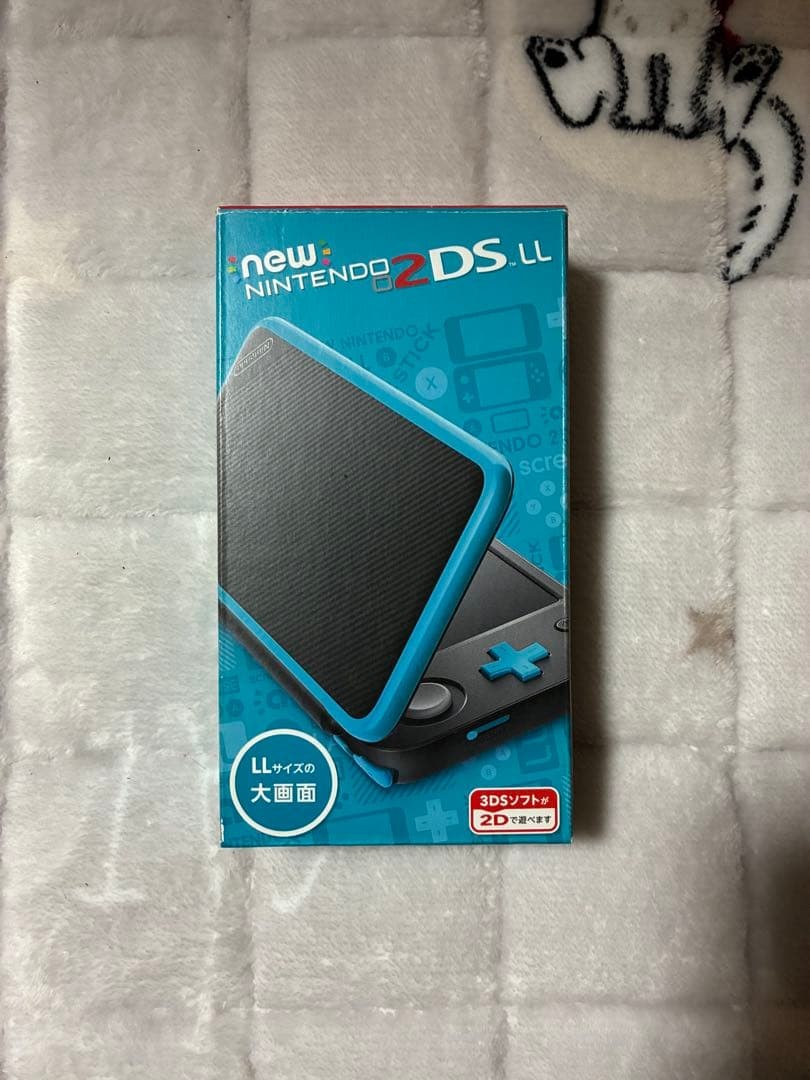 New Nintendo 2DS LL Black x Turquoise with Box and Tested