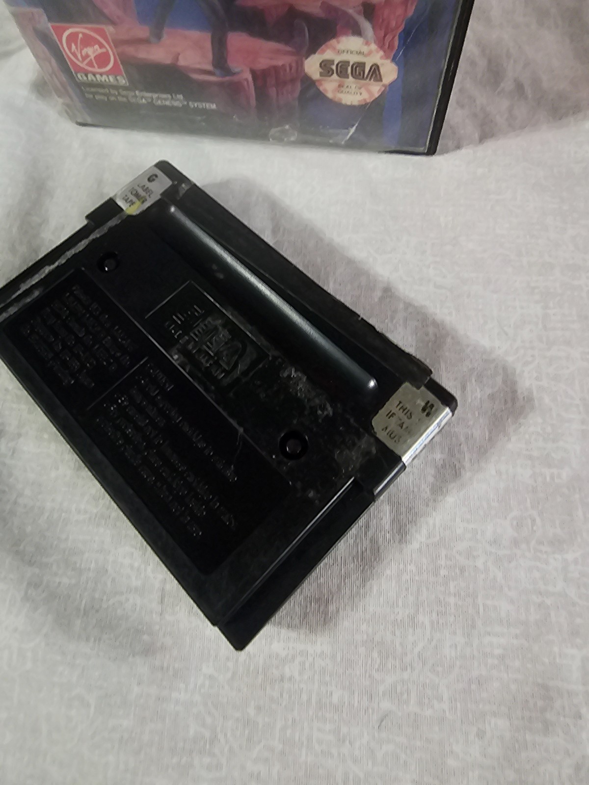 Out of This World (Sega Genesis, 1994) Cartridge T-70106 1 Year Guarantee Tested