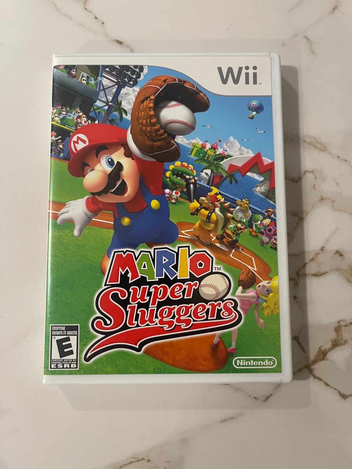 Nintendo Wii Mario Super Sluggers Tested Working With Case & Manual