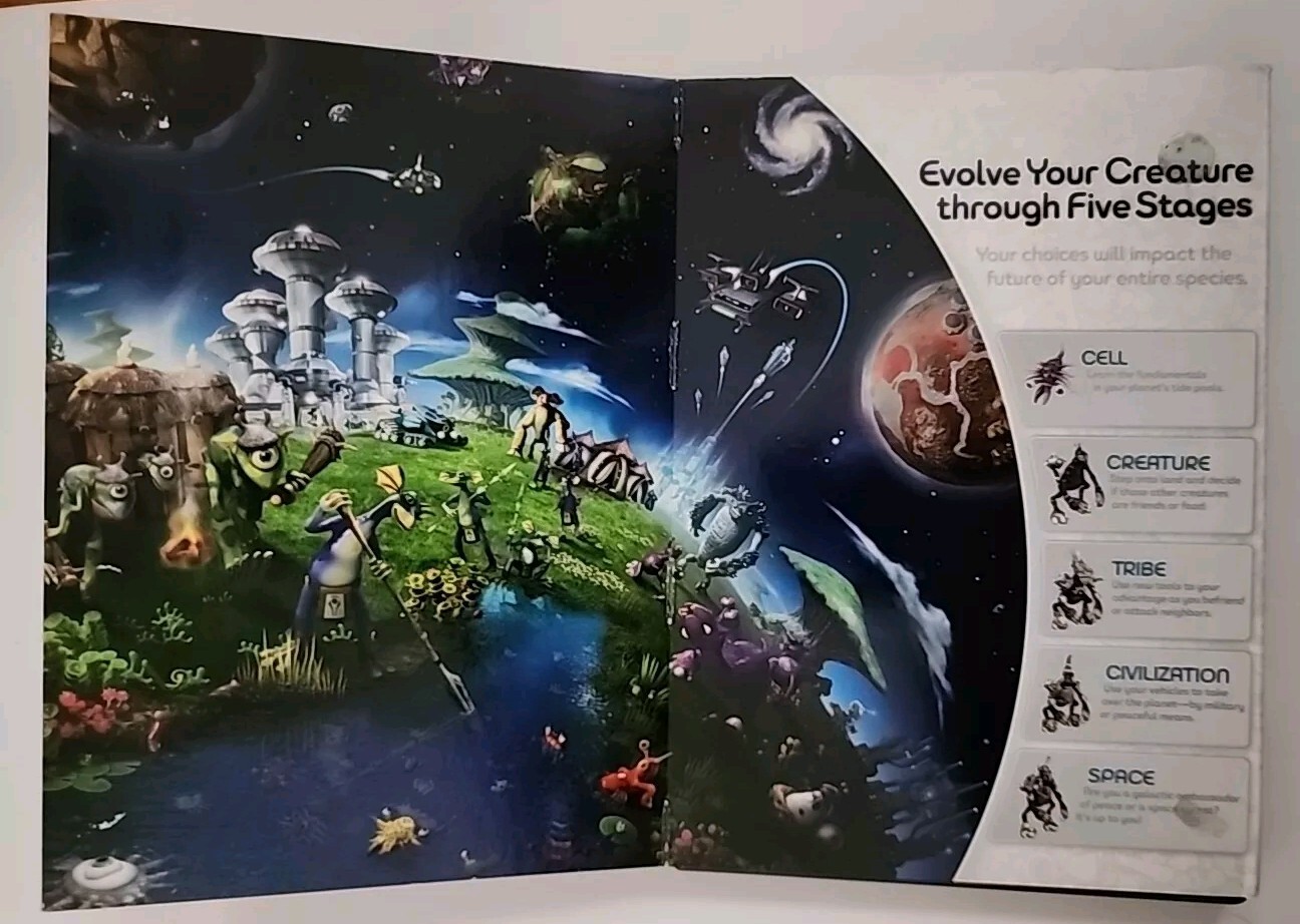Spore (Windows/Mac, 2008) DVD-ROM Computer Game Complete