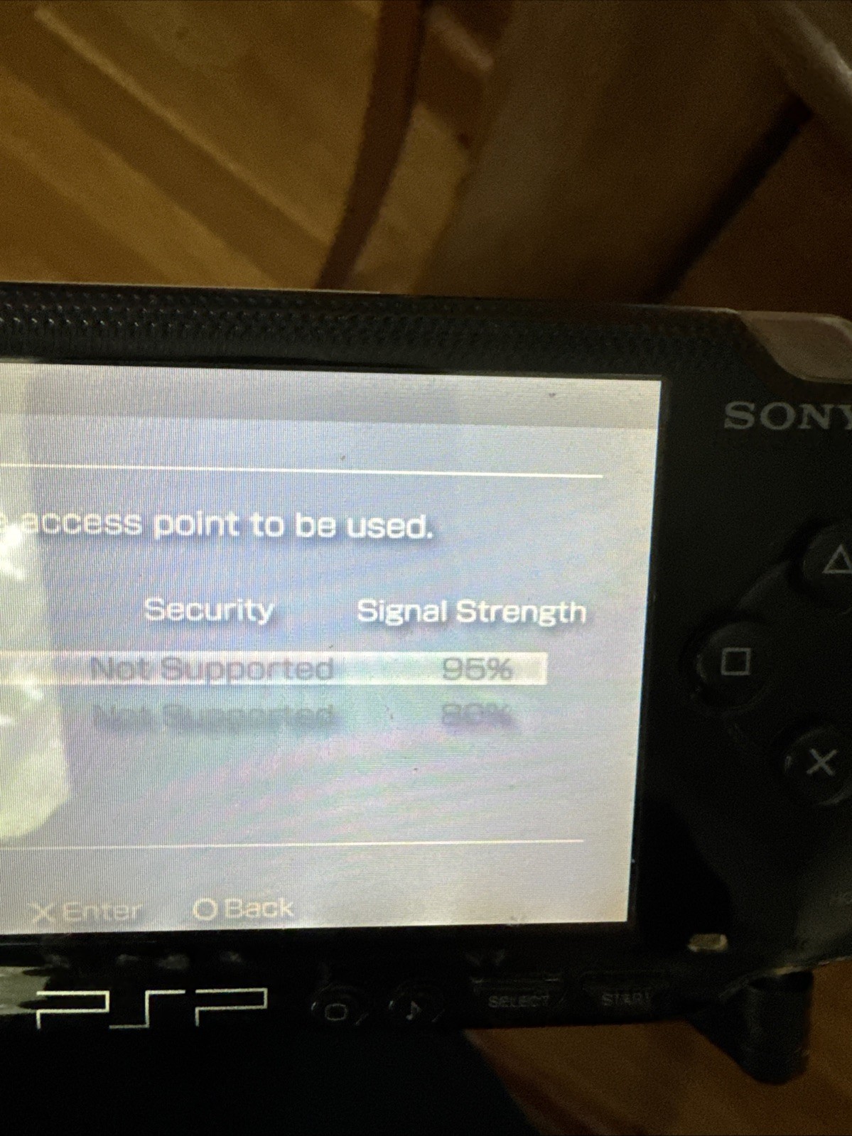 PSP 1001 Handheld Console w/ Charger Battery & Memory Stick Working Sony