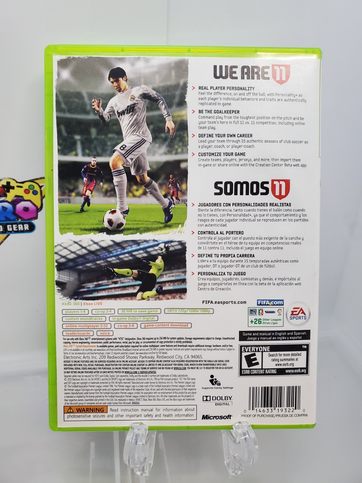 *Case And Manual Only* FIFA Soccer 11 (Microsoft Xbox 360, 2011) No Game