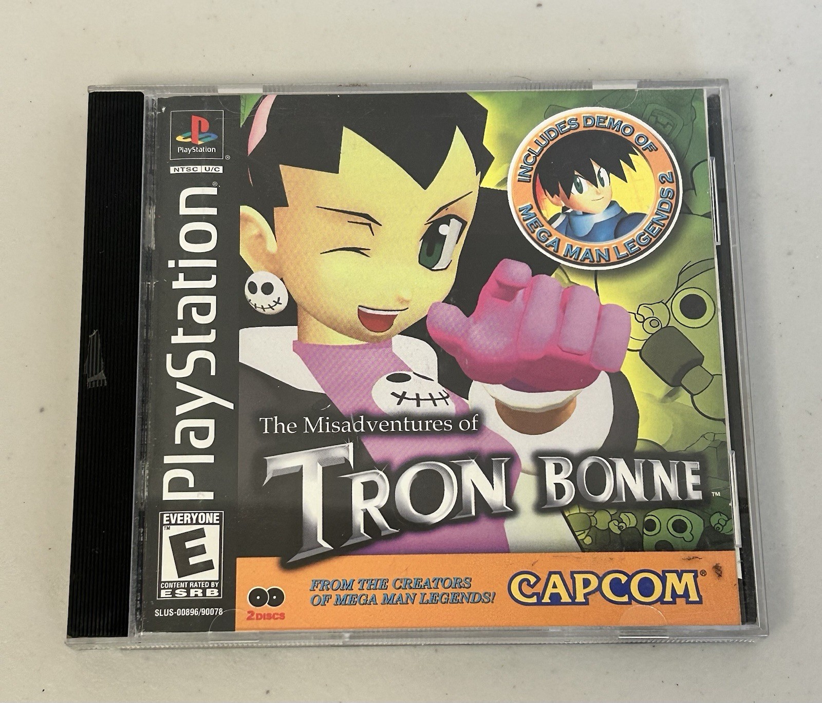 Misadventures of Tron Bonne PS1 Former Rental CIB No Demo No Reg Card Capcom