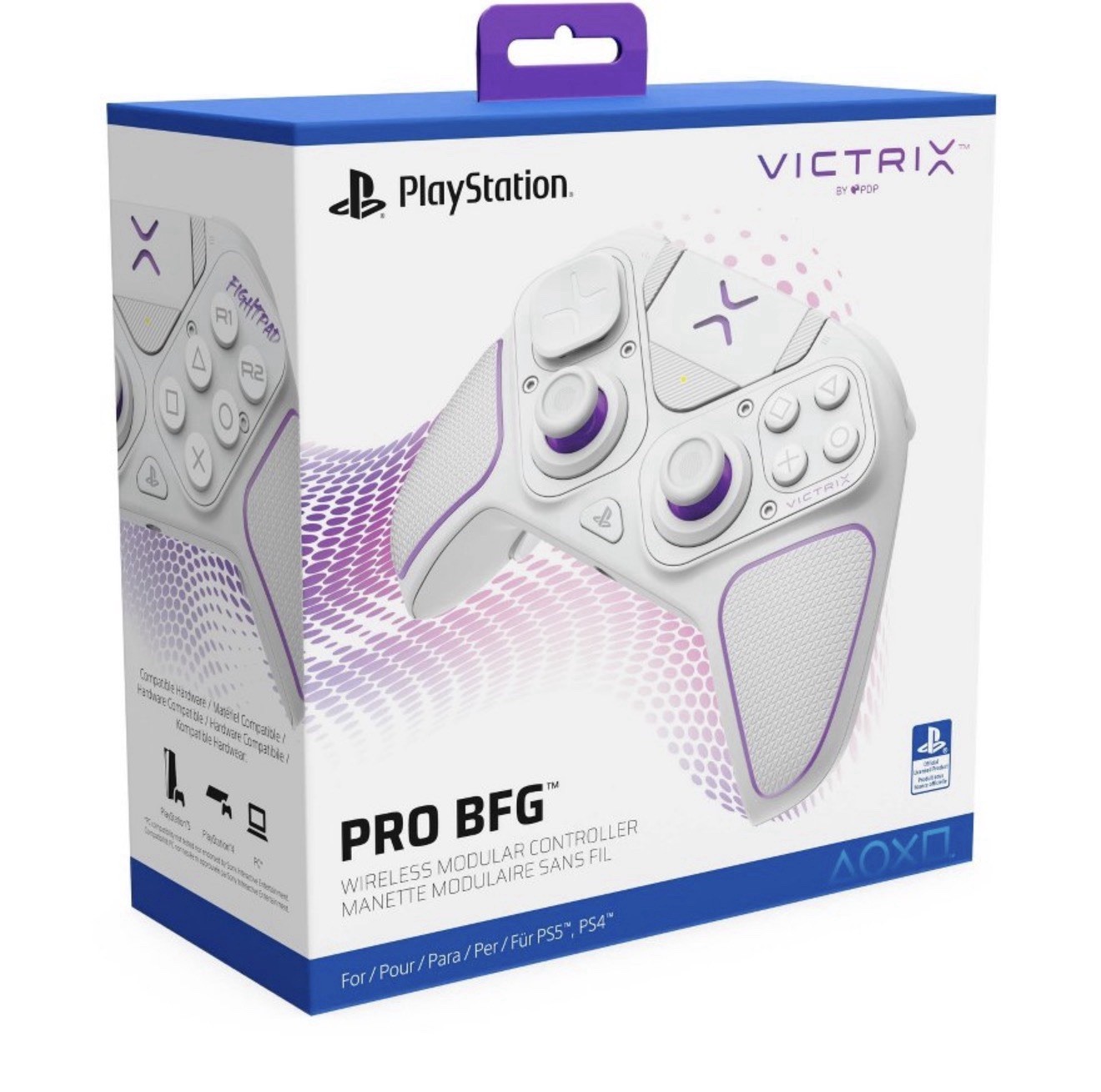 PDP Victrix Pro BFG Wireless Controller for PlayStation 5 – White
