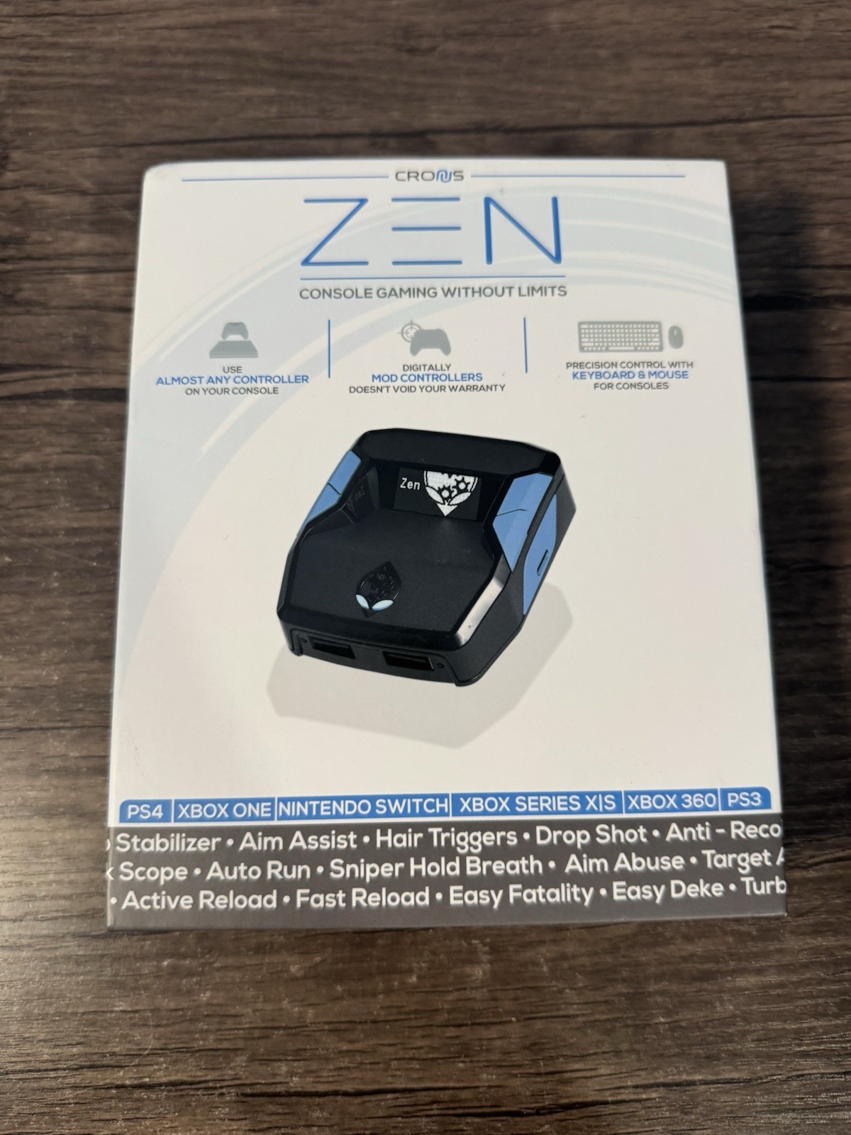 Cronus Zen Controller Emulator for Xbox, Playstation, Nintendo, PC -NEW OPEN BOX