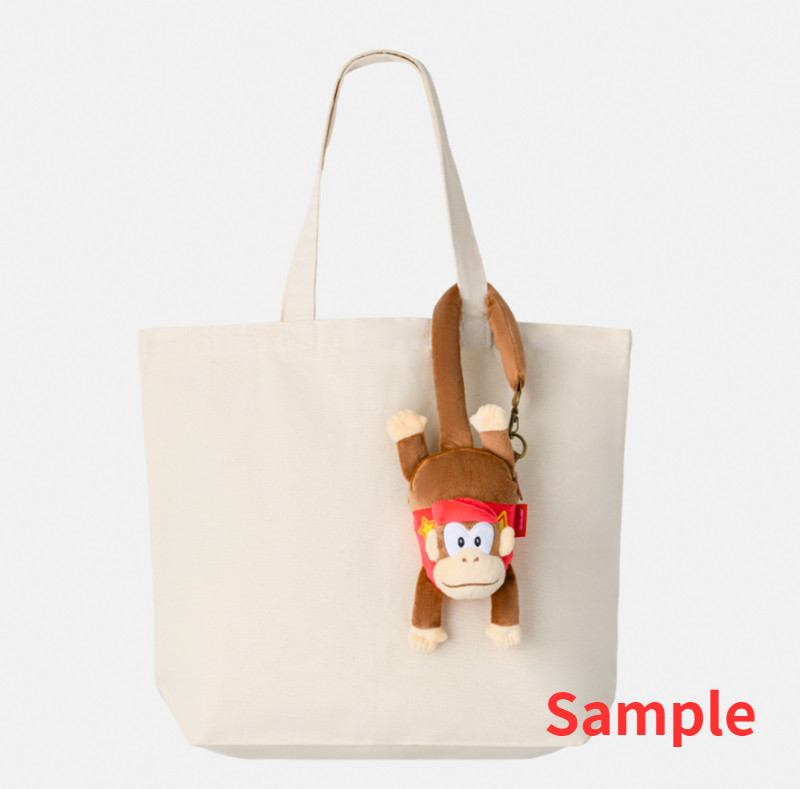 Donkey Kong Diddy Hanging Bag Shoulder Plush Nintendo Store Limited Edition