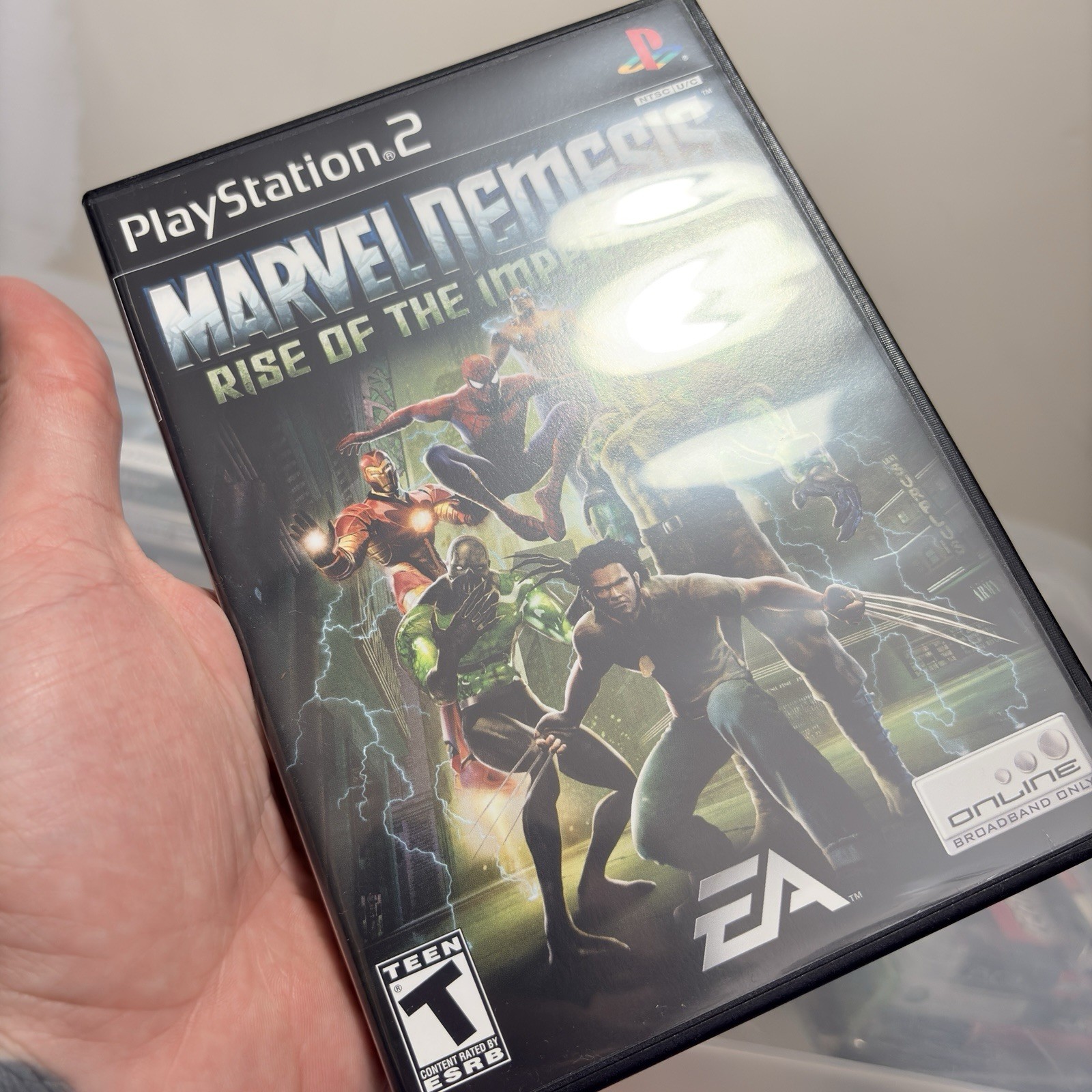 Marvel Nemesis Rise of the Imperfects Playstation 2 PS2 Complete CIB Tested