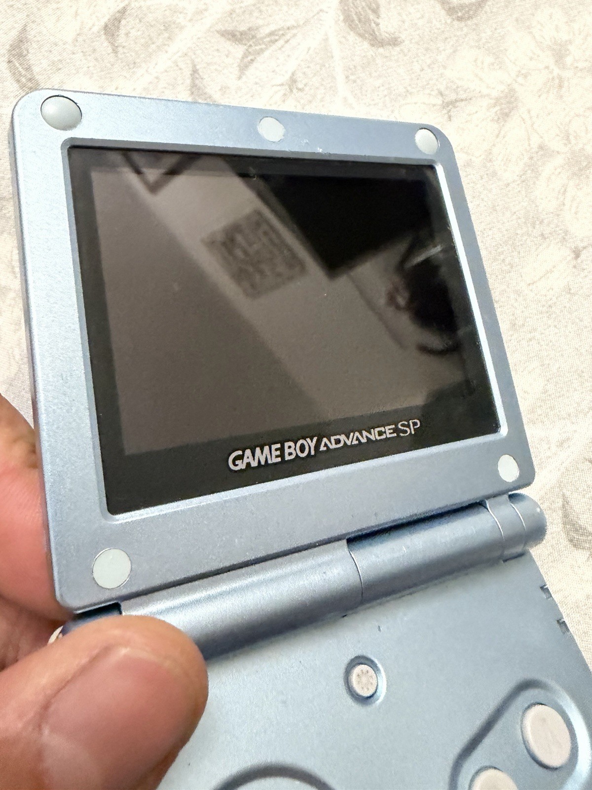 Nintendo Game Boy Advance SP Handheld Console – Pearl Blue AGS-101