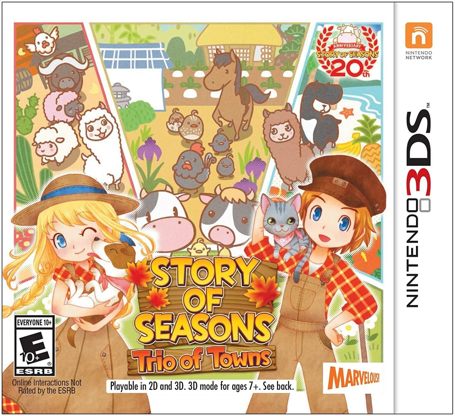 STORY OF SEASONS TRIO OF TOWNS – Nintendo 3DS, Brand New