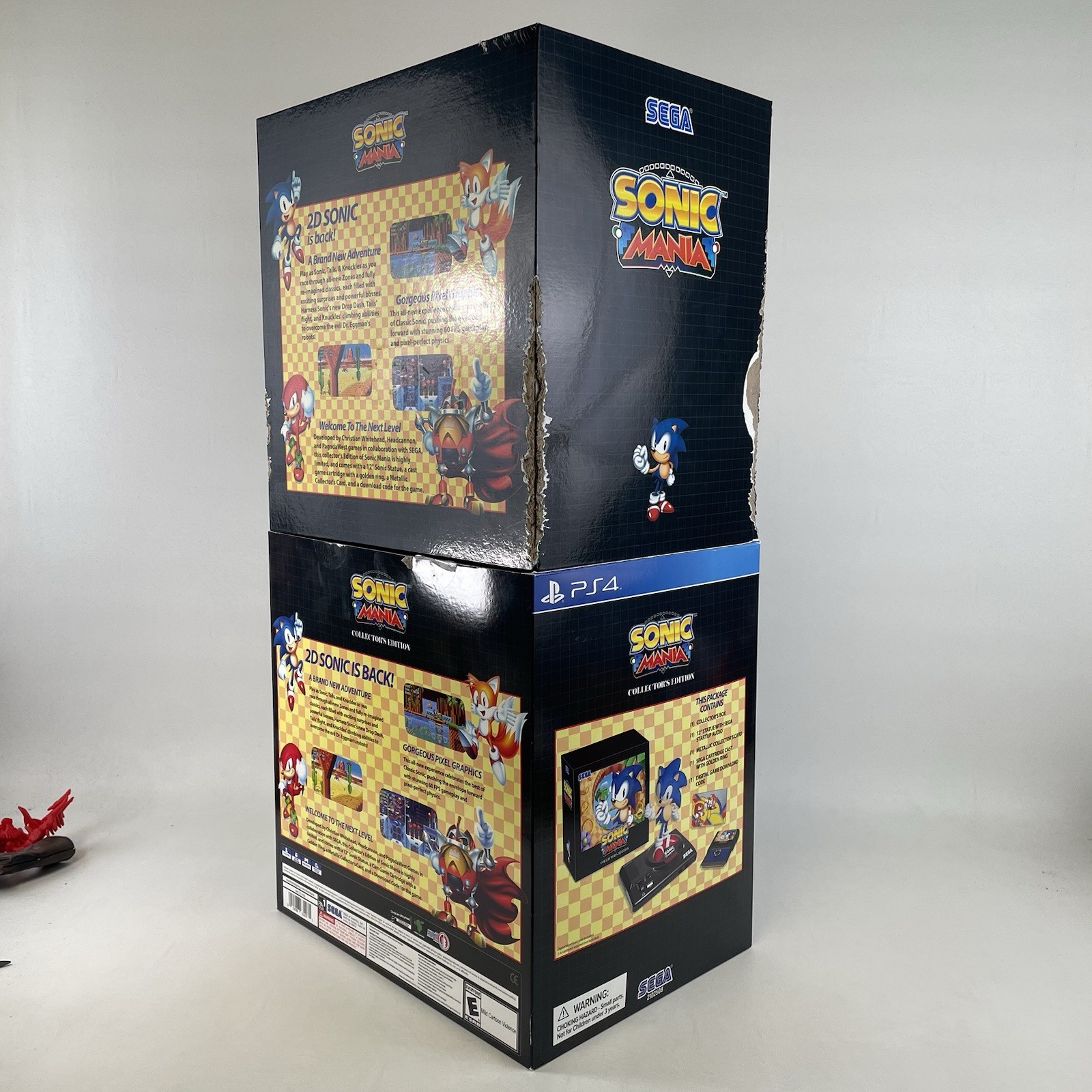 Sonic Mania Collector Edition (PlayStation 4 PS4) Authentic COMPLETE W GAME!