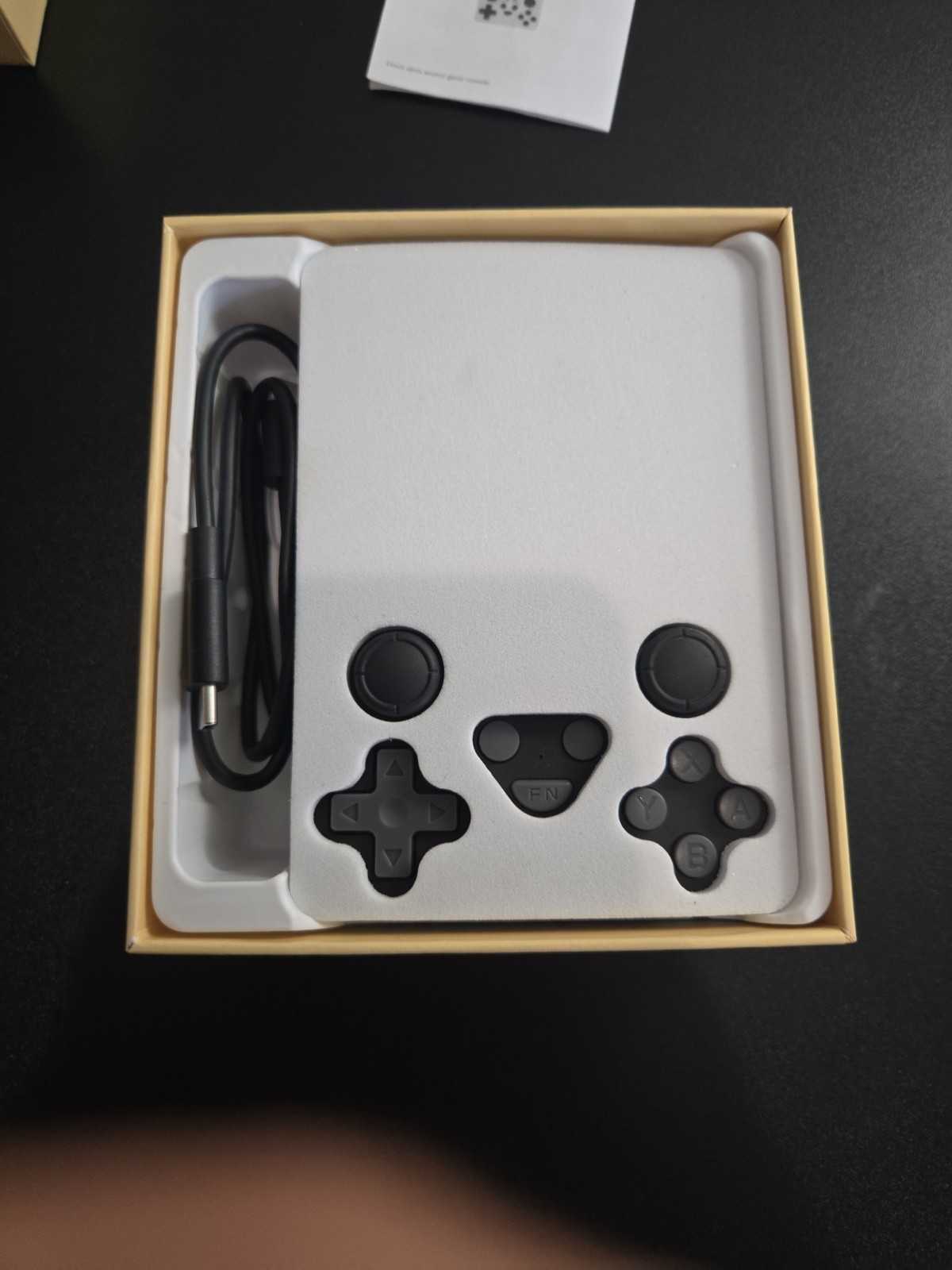 Powkiddy RGB20S Retro Handheld Emulator Game Console Black In Box