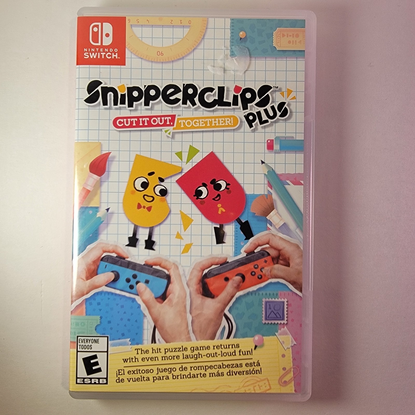 SNIPPERCLIPS PLUS ~ NINTENDO SWITCH CUT IT OUT TOGETHER MULTIPLAYER PUZZLE GAME