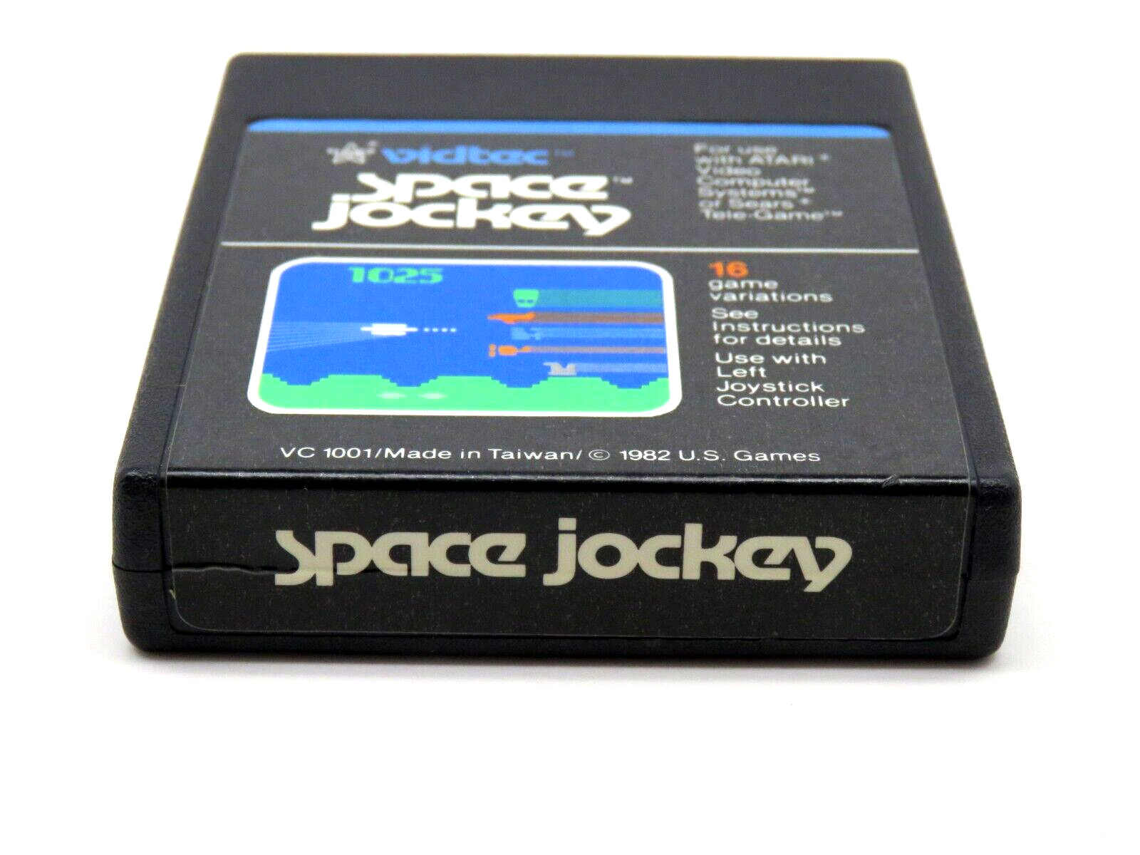 Space Jockey (Atari 2600, 1982) By Vidtec (Cartridge & Manual) NTSC