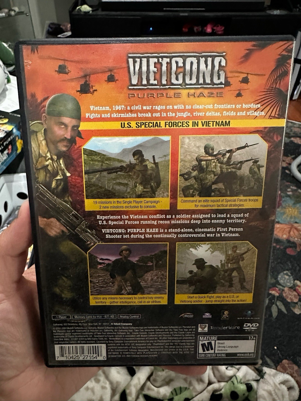 Vietcong Purple Haze – Sony Playstation 2 PS2 Pristine Tested