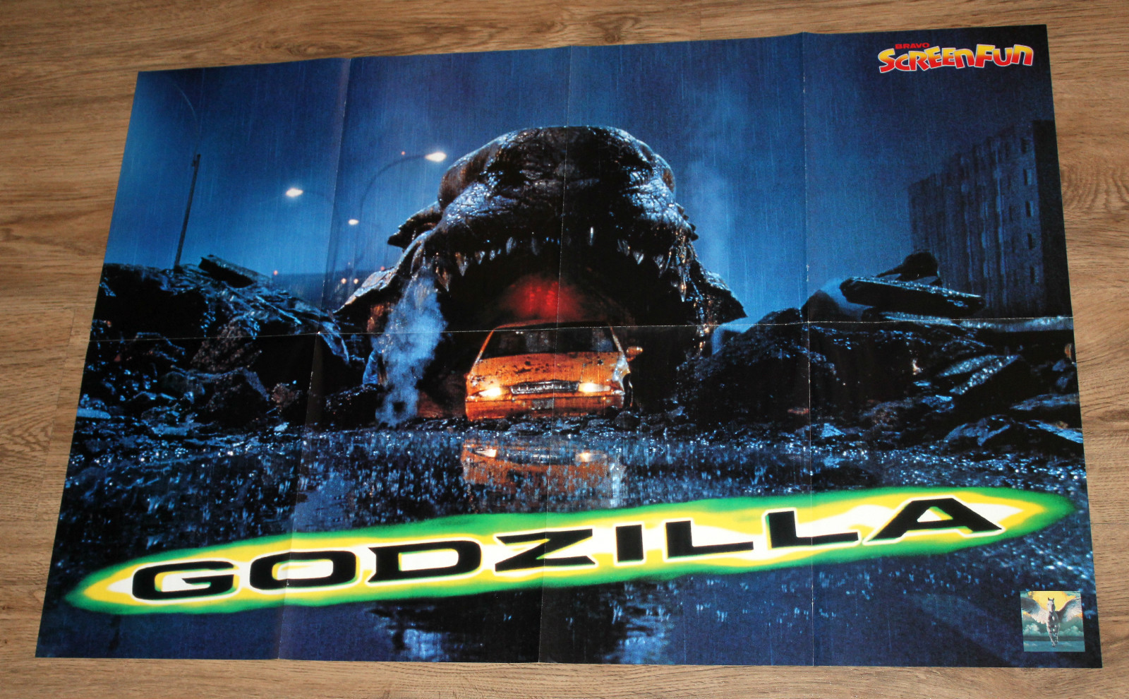 Godzilla / Emma Peel very rare Poster 55x80cm