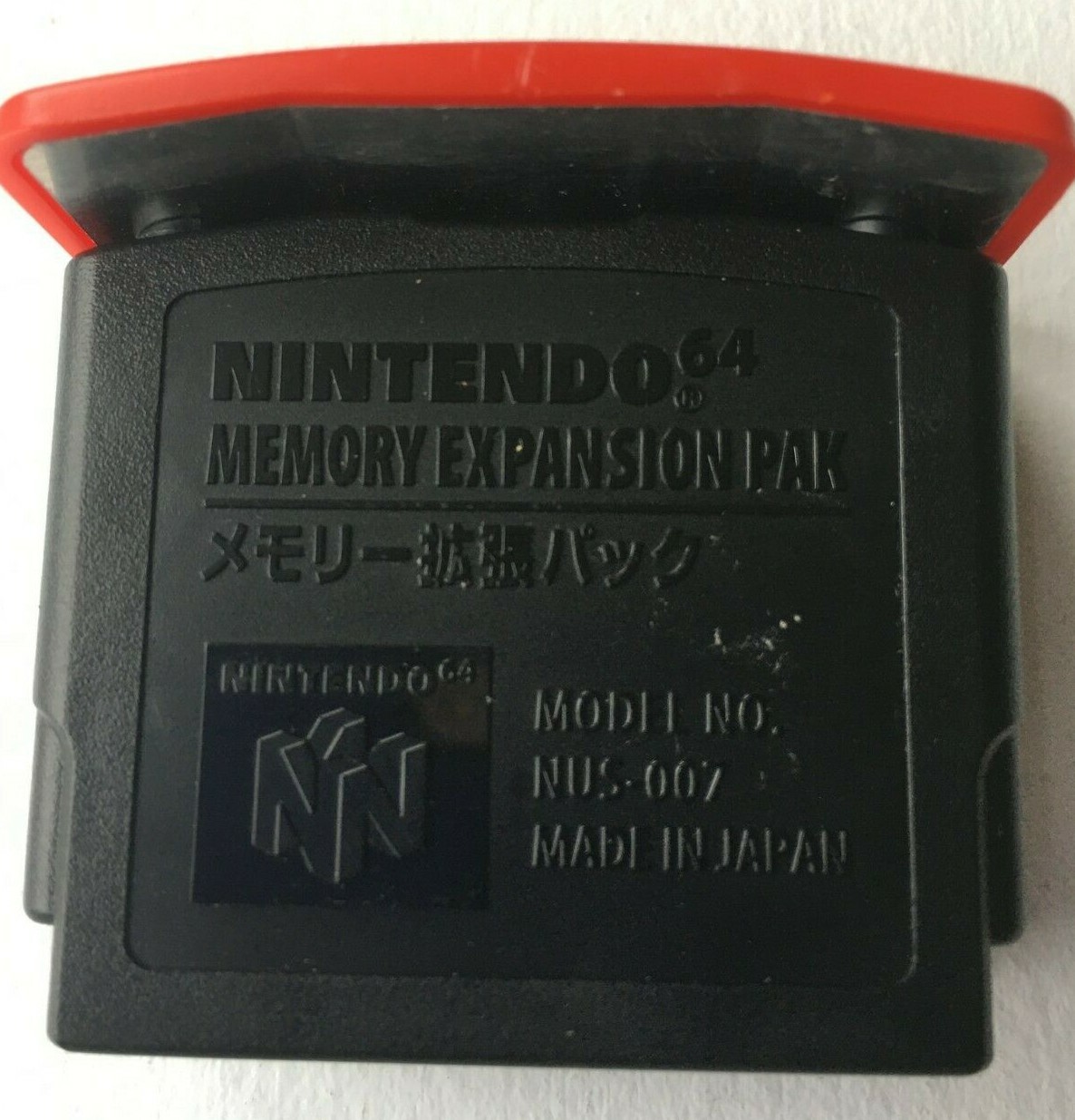 Official N64 Expansion Pack Pak NUS-007 OEM Nintendo 64 For Donkey Zelda TESTED