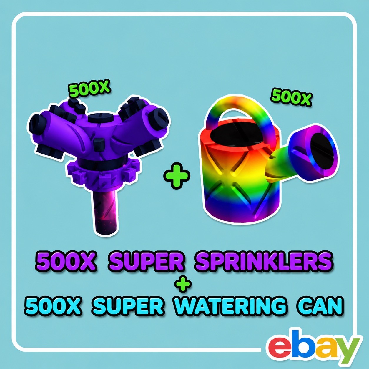 Grow a Garden 2 | 500X Super Sprinkler + 500X Super Watering Can