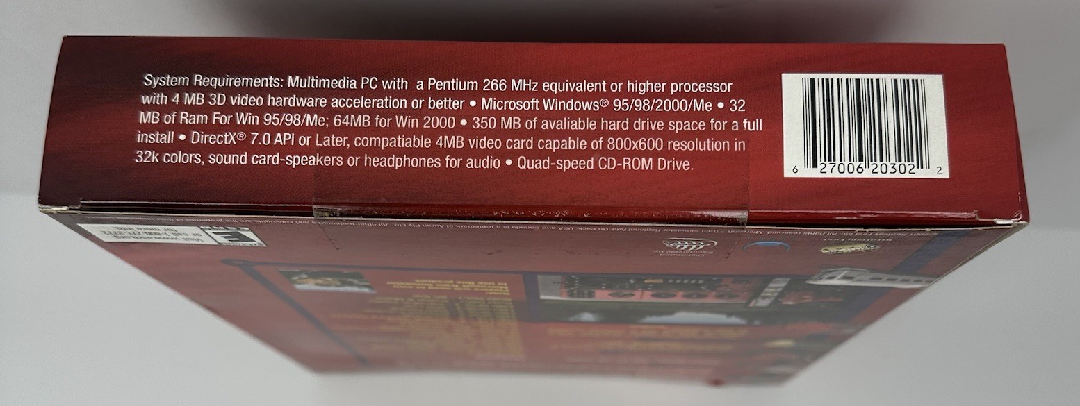 Microsoft Train Simulator USA Canada Regional Add-On Pack PC Big Box SEALED NOS