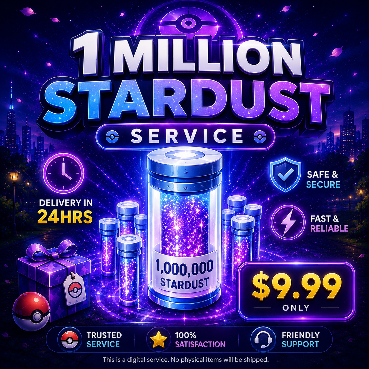 Pokemon GO Stardust Farm – 1 Million Dust