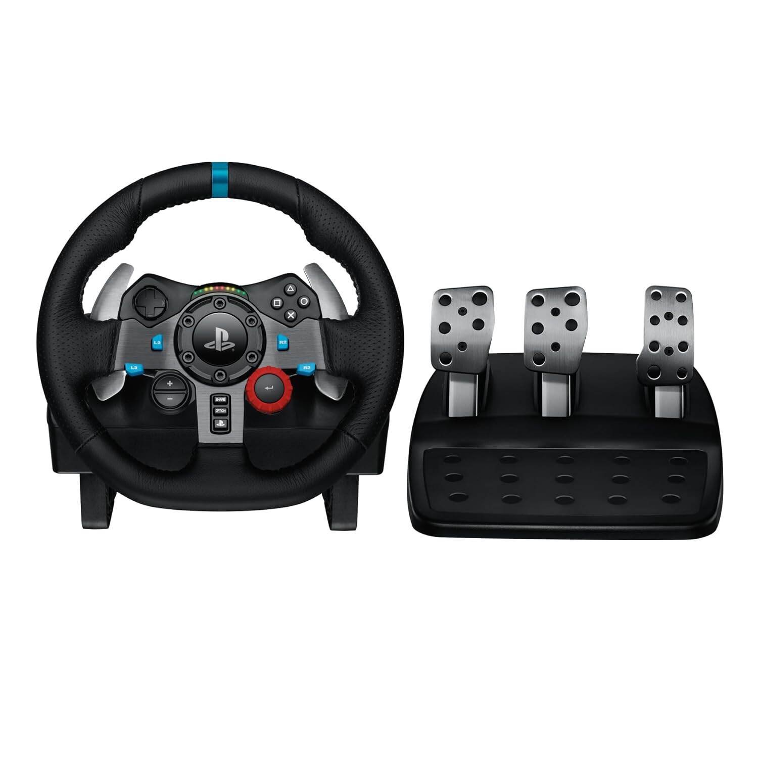 Logitech Driving Force Racing Wheel and Floor Pedals,for PS5, PS4, PC, Mac