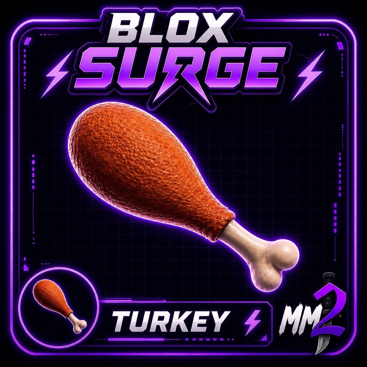 Murder Mystery 2 MM2 Turkey Godly Knifes and Guns