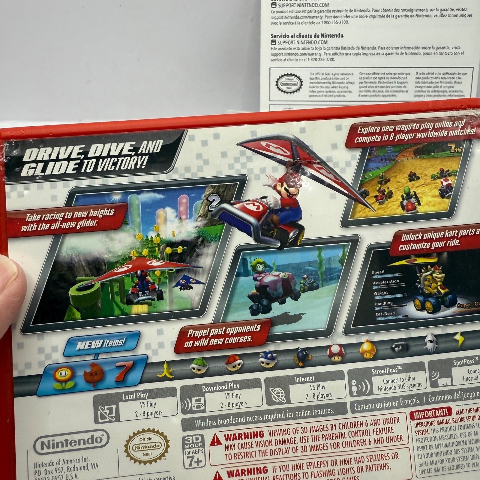 Mario Kart 7 Nintendo 3DS CIB Complete Tested